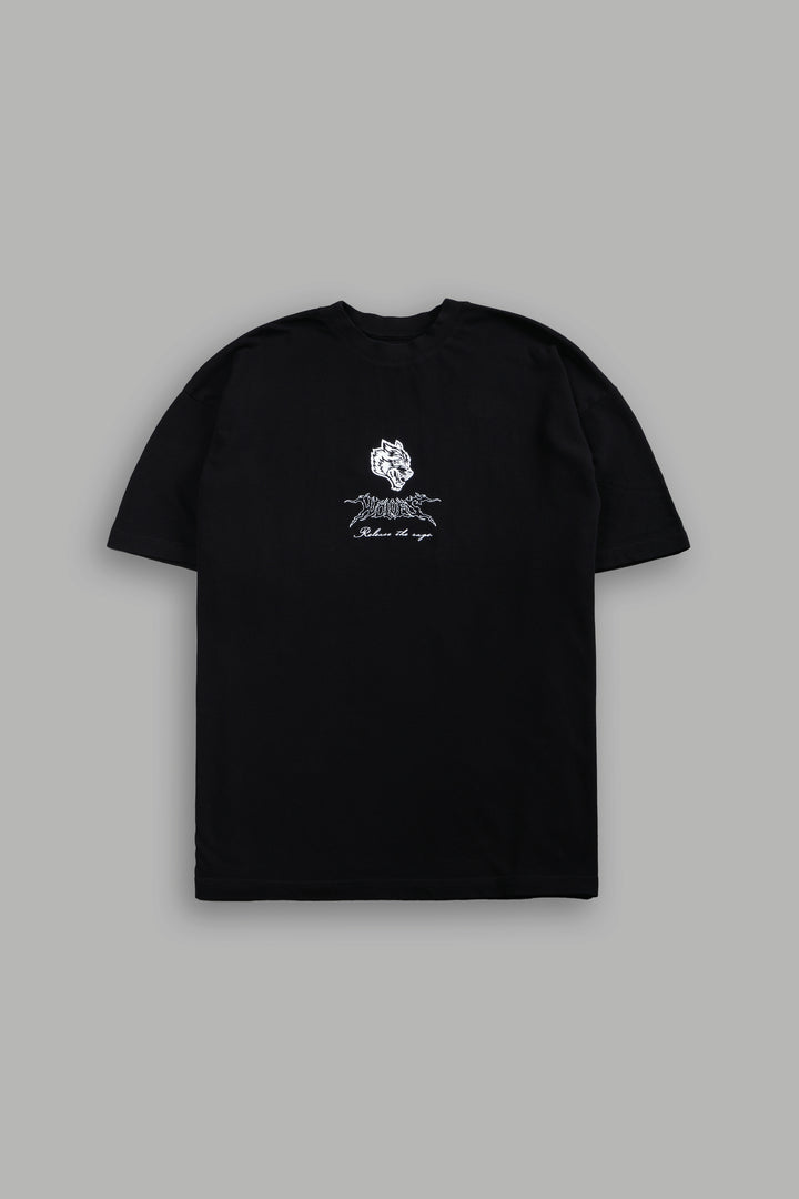 Release The Rage Premium Oversized Tee in Black