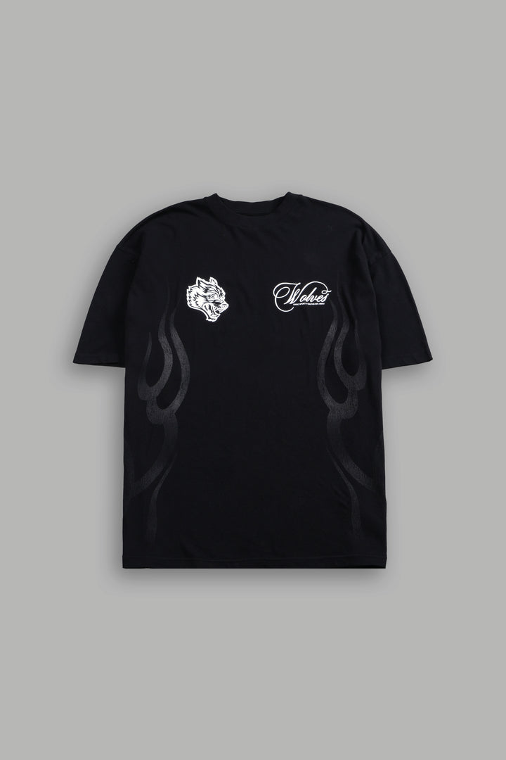 Destined Legacy Premium Oversized Tee in Black