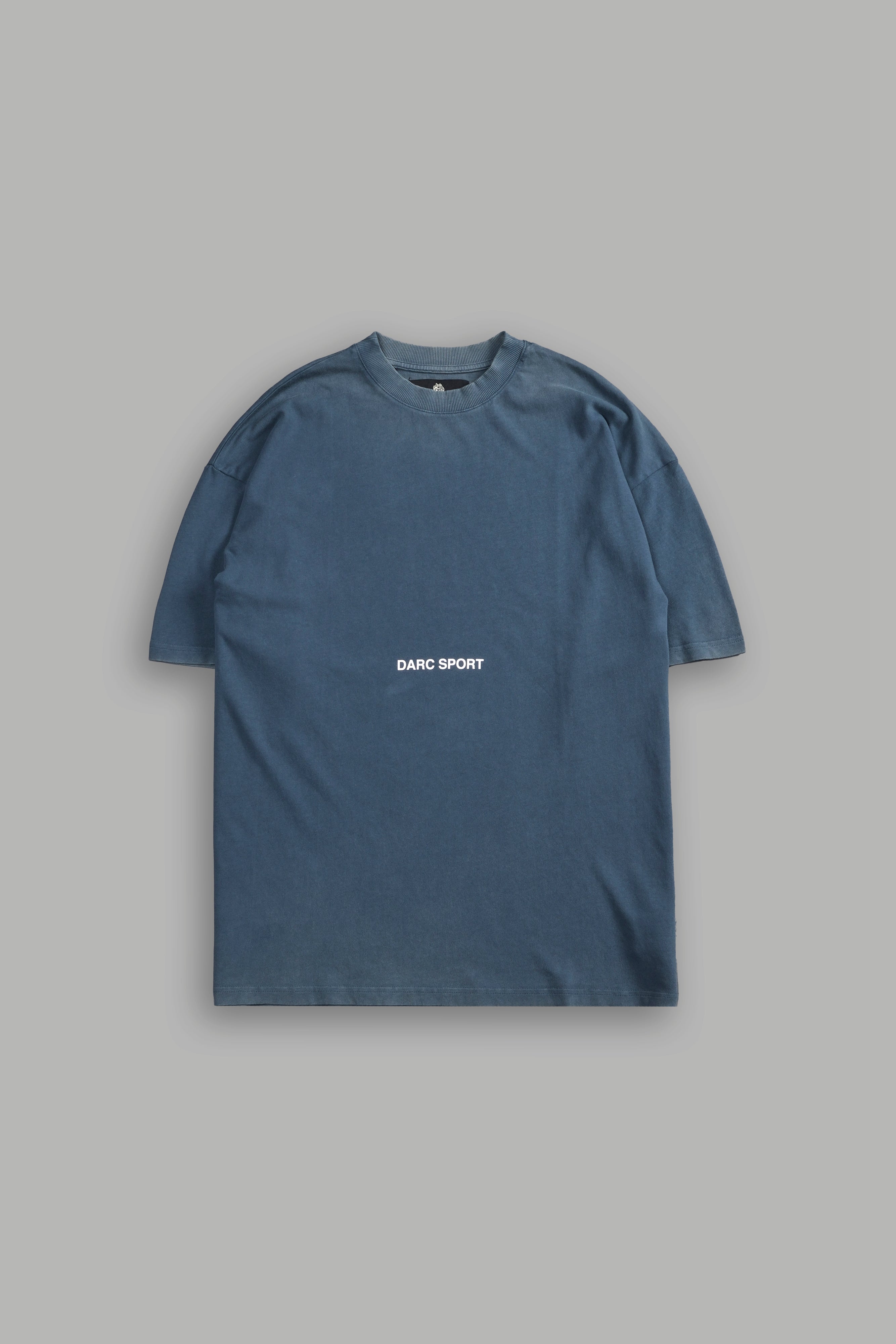 Come Hell Or High Water "Premium" Oversized Tee in Darc Blue