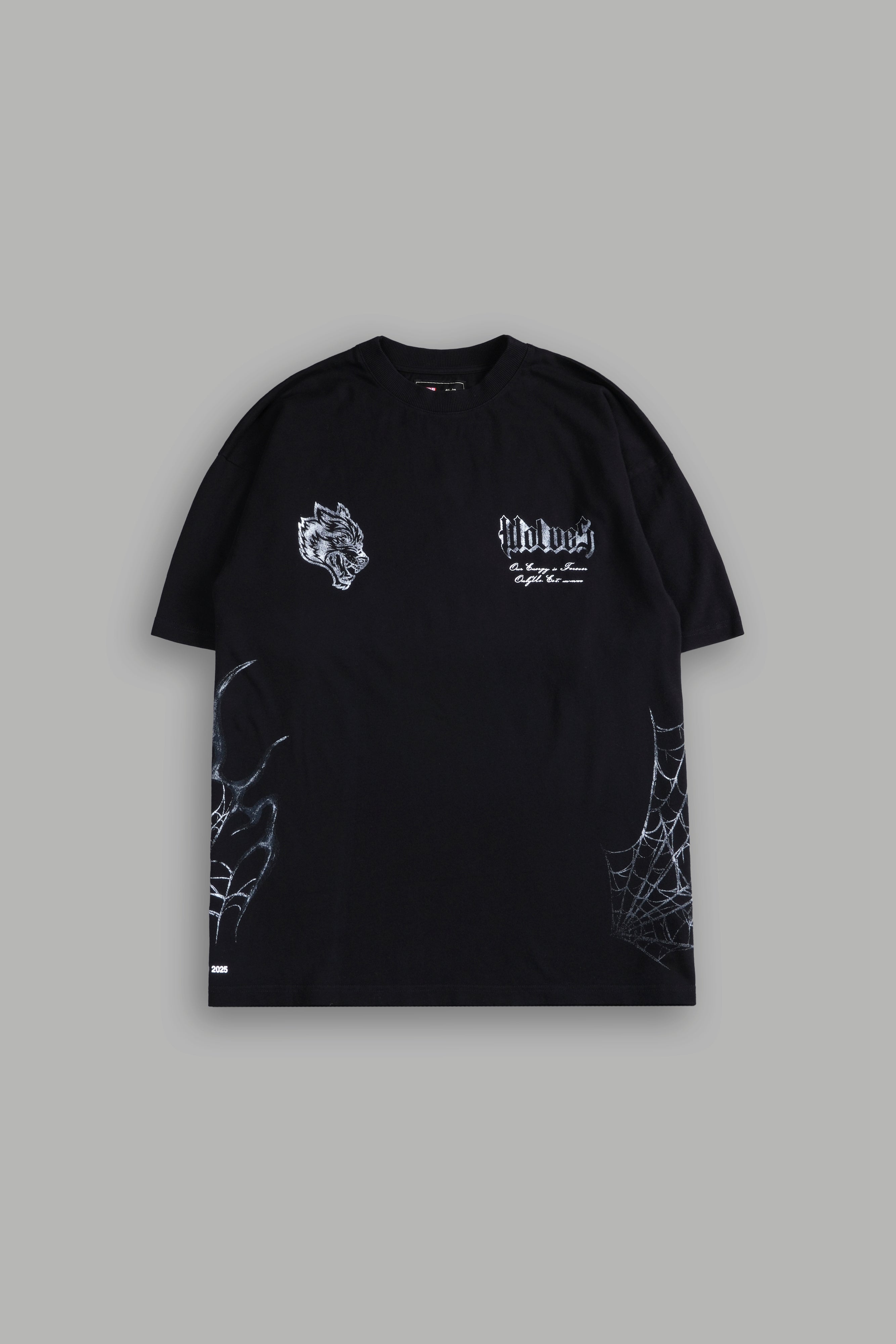 Spider-Man "Side By Side" Oversized Tee in Black