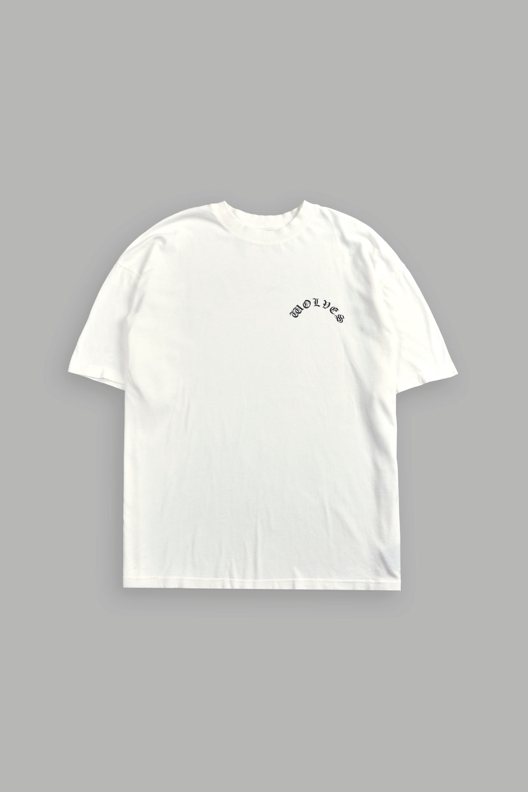 No Return "Premium" Oversized Tee in Cream