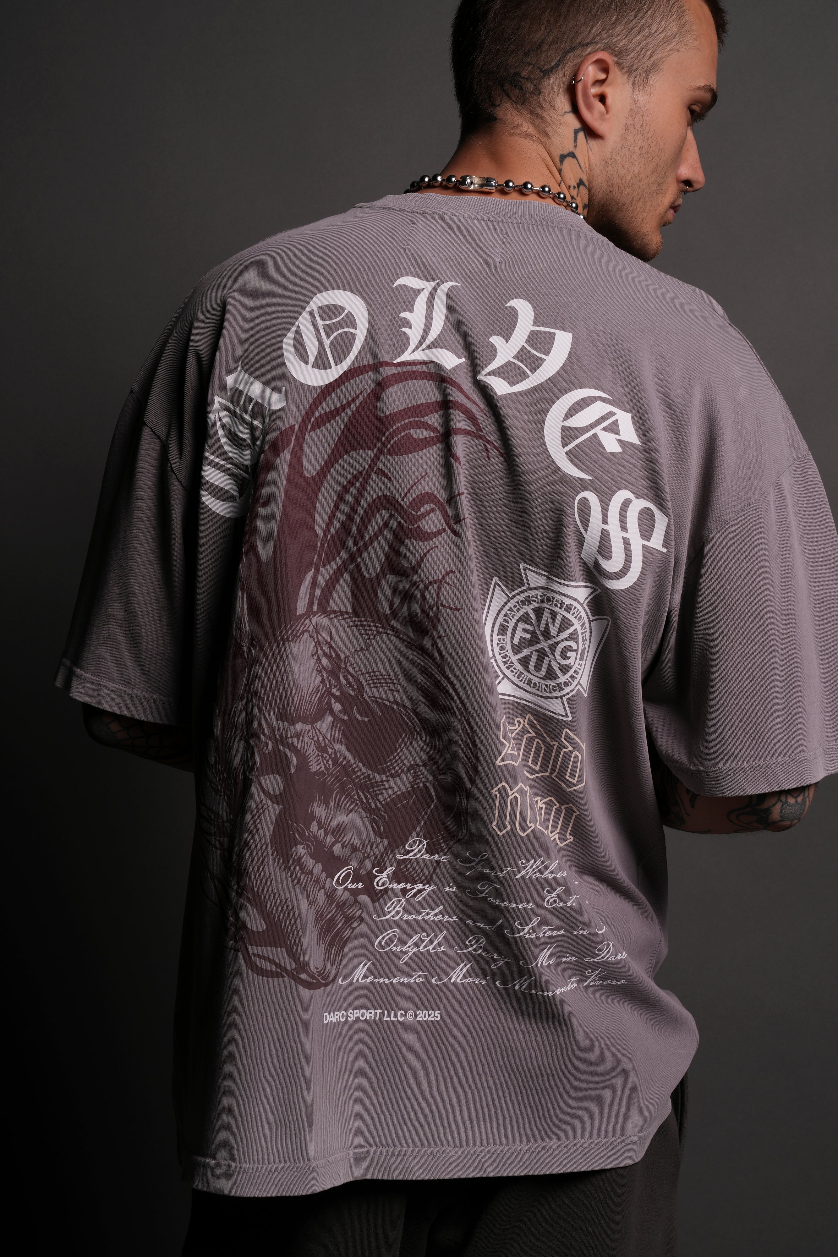 その他 Through Hell Oversized Tee in Cobalt Through Hell Oversized Tee in Cobalt