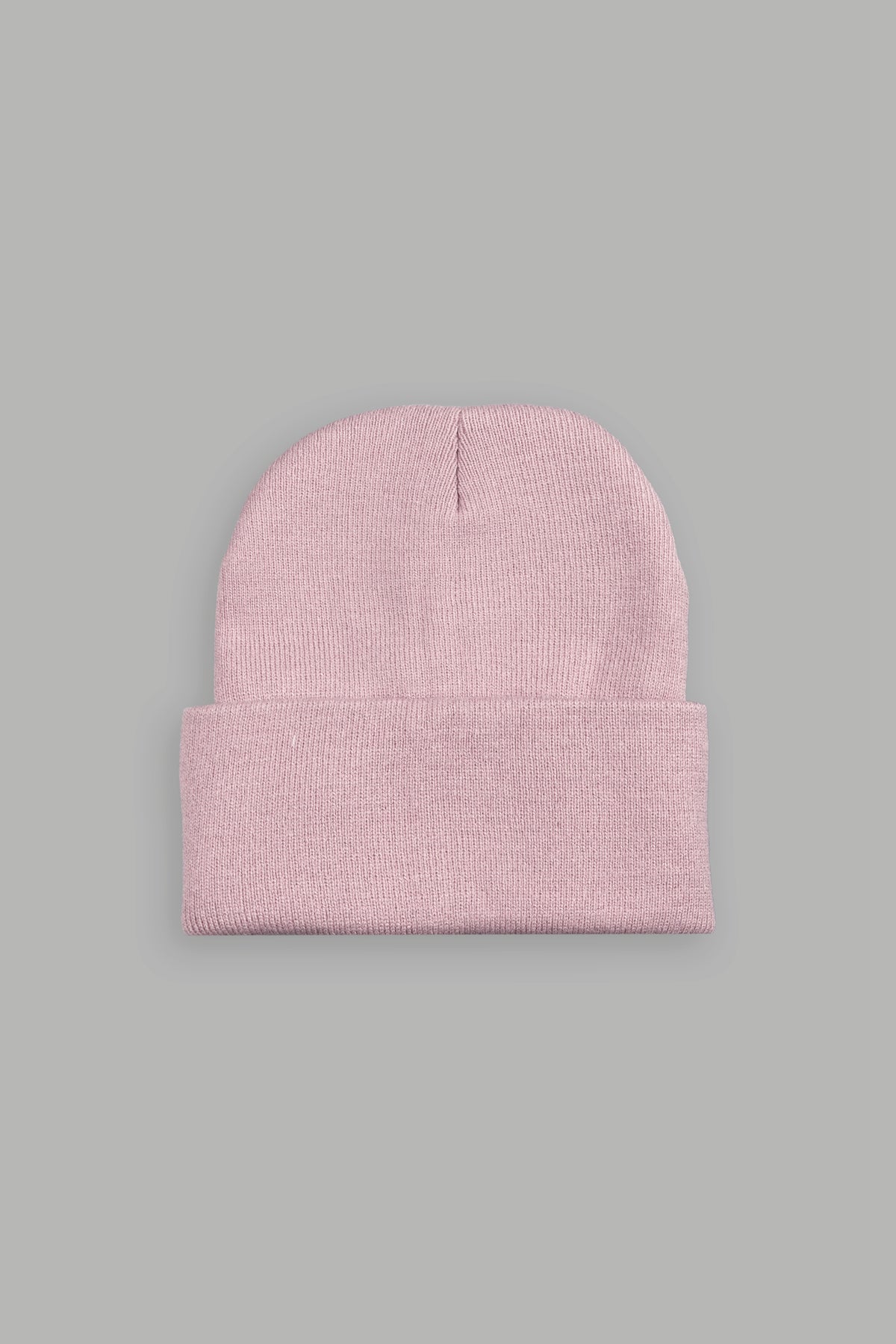 Wolves Script Work Hard Beanie in Cherry Blossom