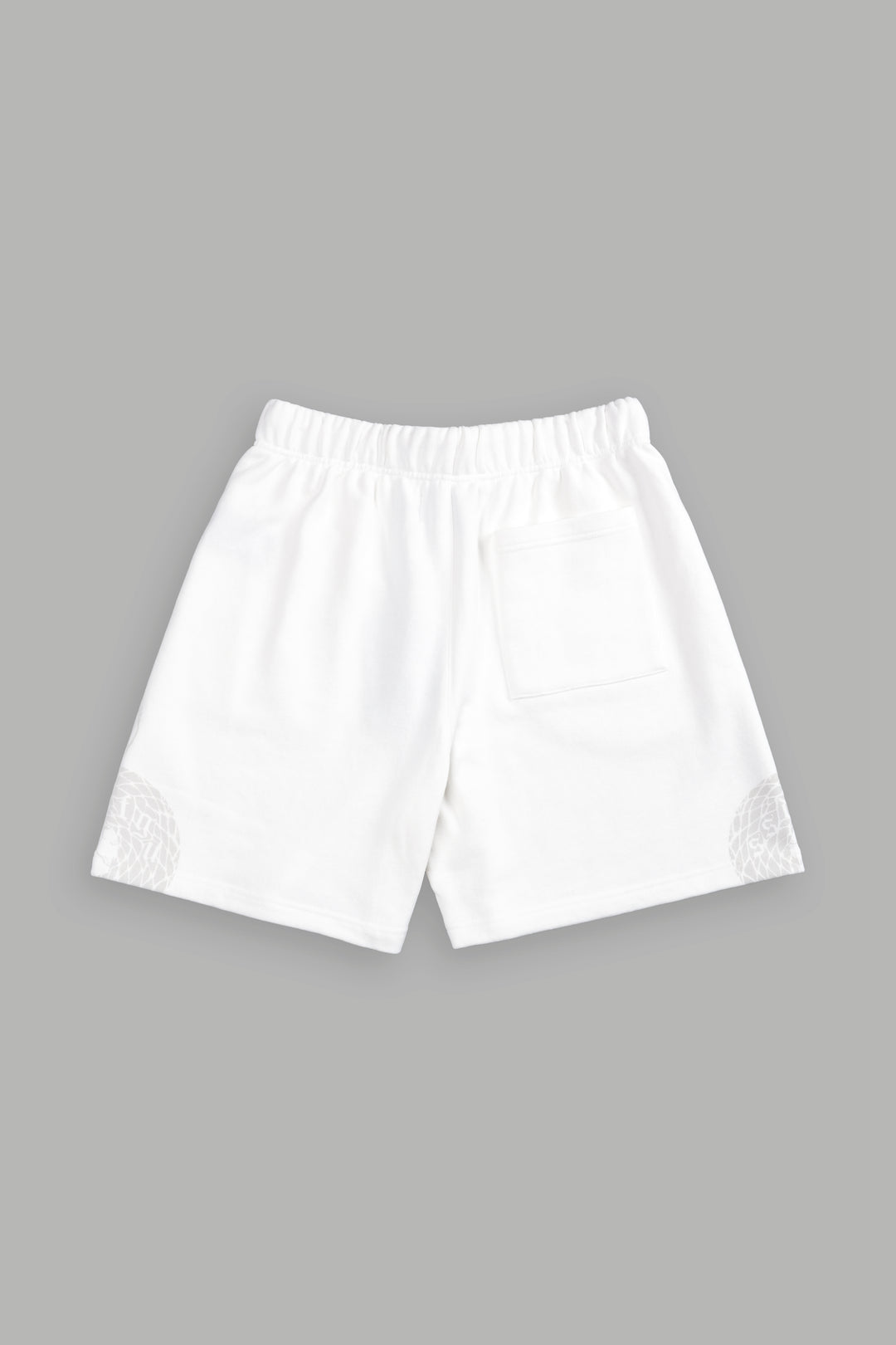 Renewal Oversized Post Lounge Sweat Shorts in Cream