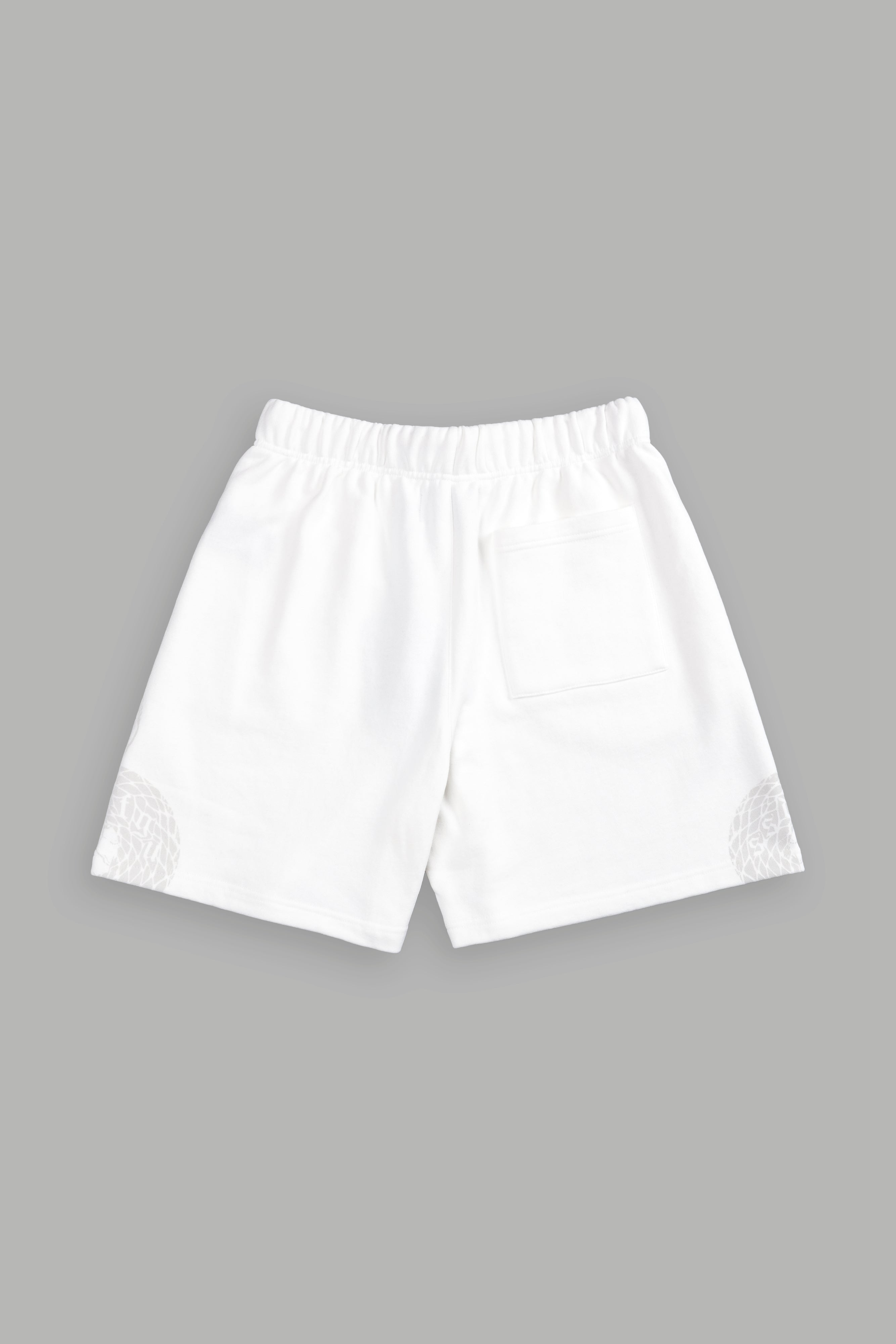 Renewal Oversized Post Lounge Sweat Shorts in Cream