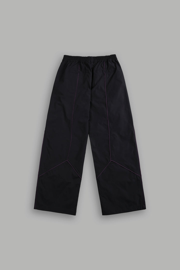 Dual Wolf Men's Quinn Track Pants in Black/Phantom Purple