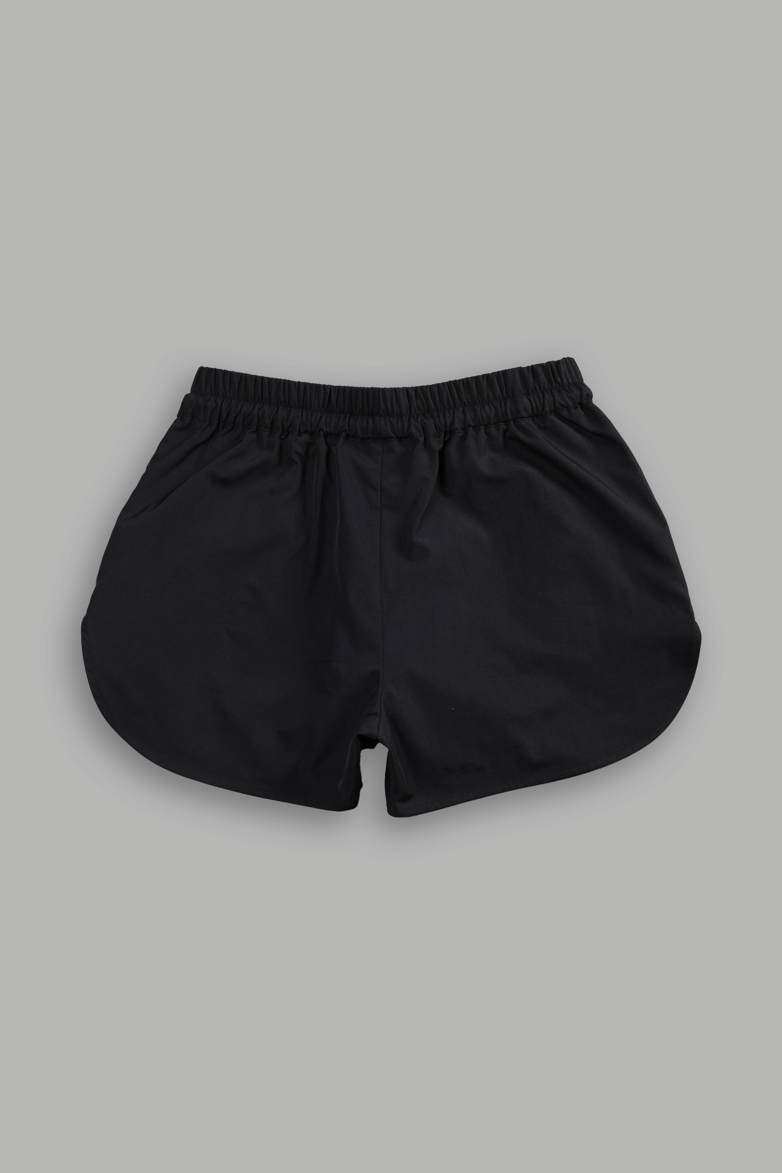 Dual Wolf Nadia Track Shorts in Black