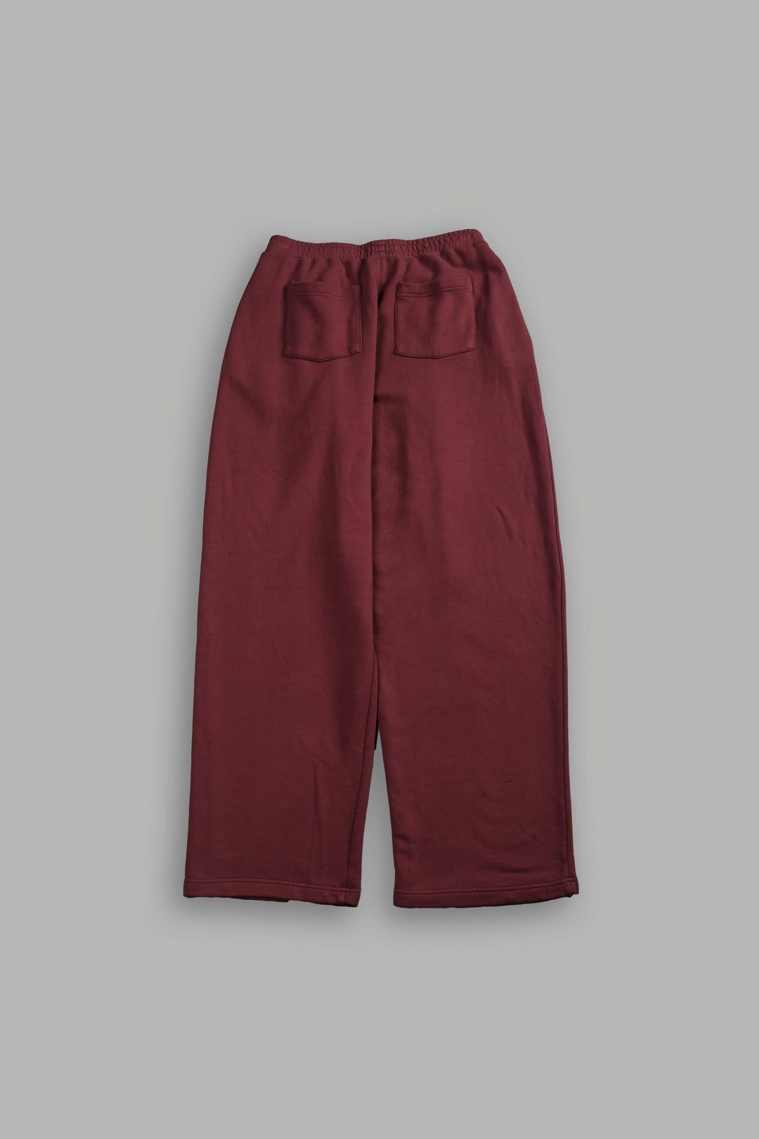 Chopper Wolf "Yara" Pleated Sweat Pants in Oxblood