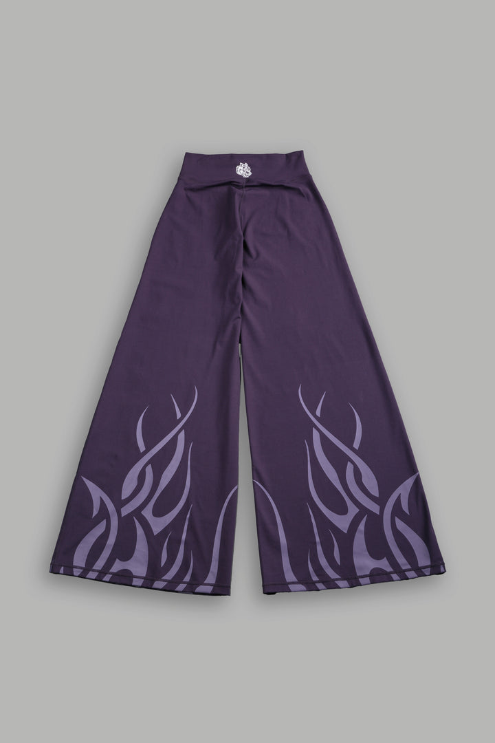 Finite Flame Wide Leg Energy Pants in Phantom Purple
