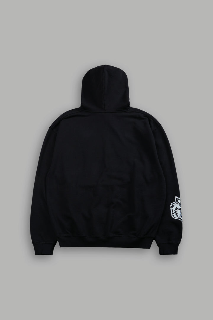 Hell is Real Grunge "Moatis" Hoodie in Black