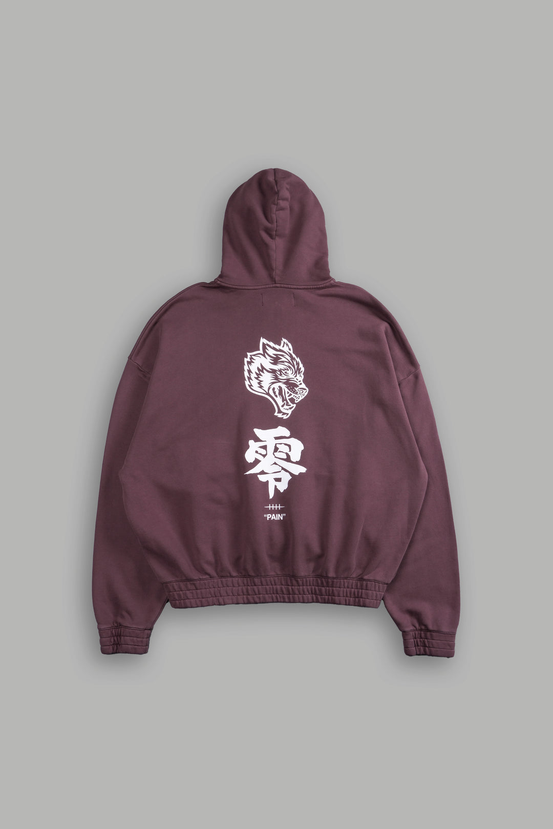 Pain "Chambers" Zip Hoodie in Purple Dusk
