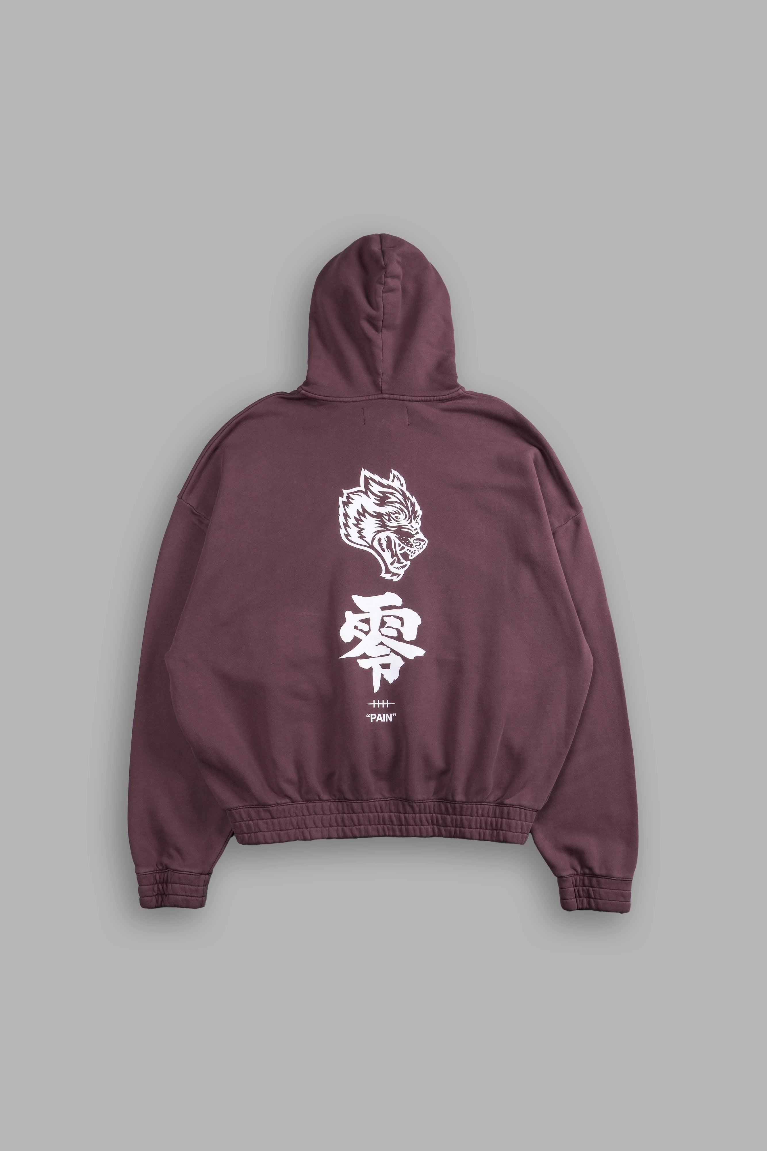 Pain "Chambers" Zip Hoodie in Purple Dusk