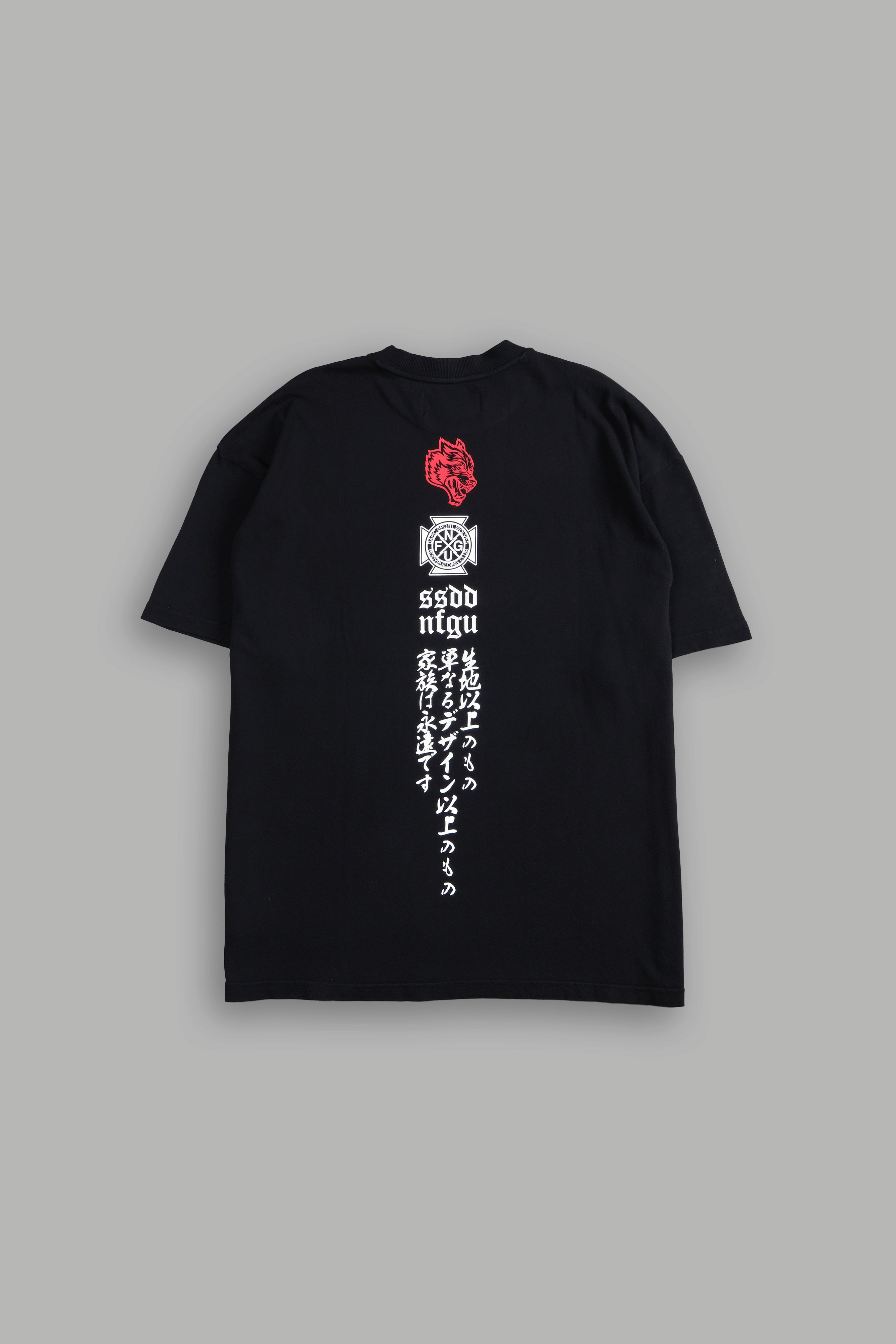 The Seven Virtues "Premium" Oversized Tee in Black
