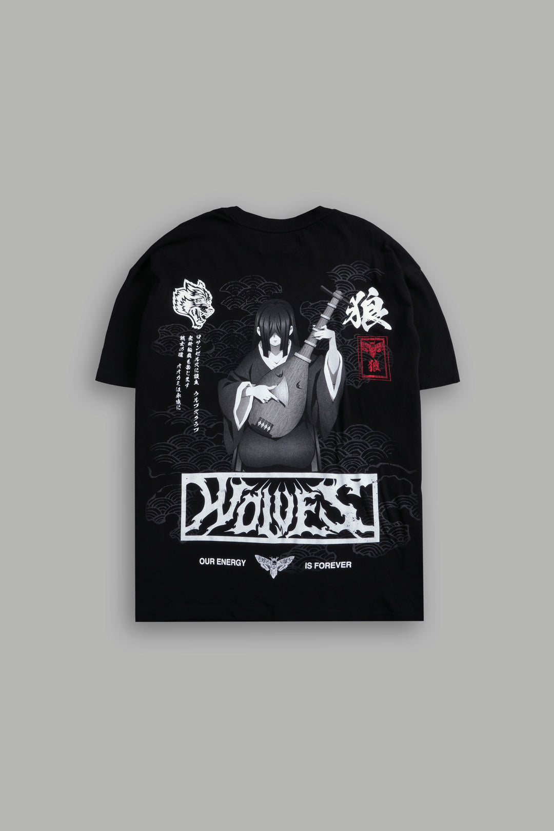 Song of Infinity "Premium" Oversized Tee in Black