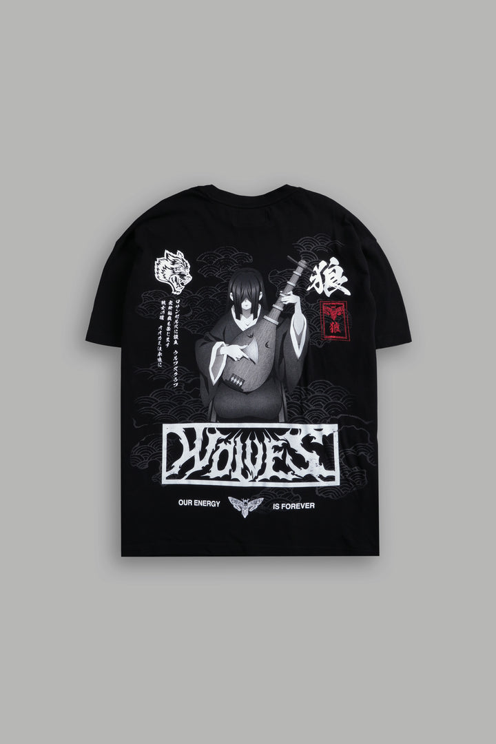 Song of Infinity "Premium" Oversized Tee in Black