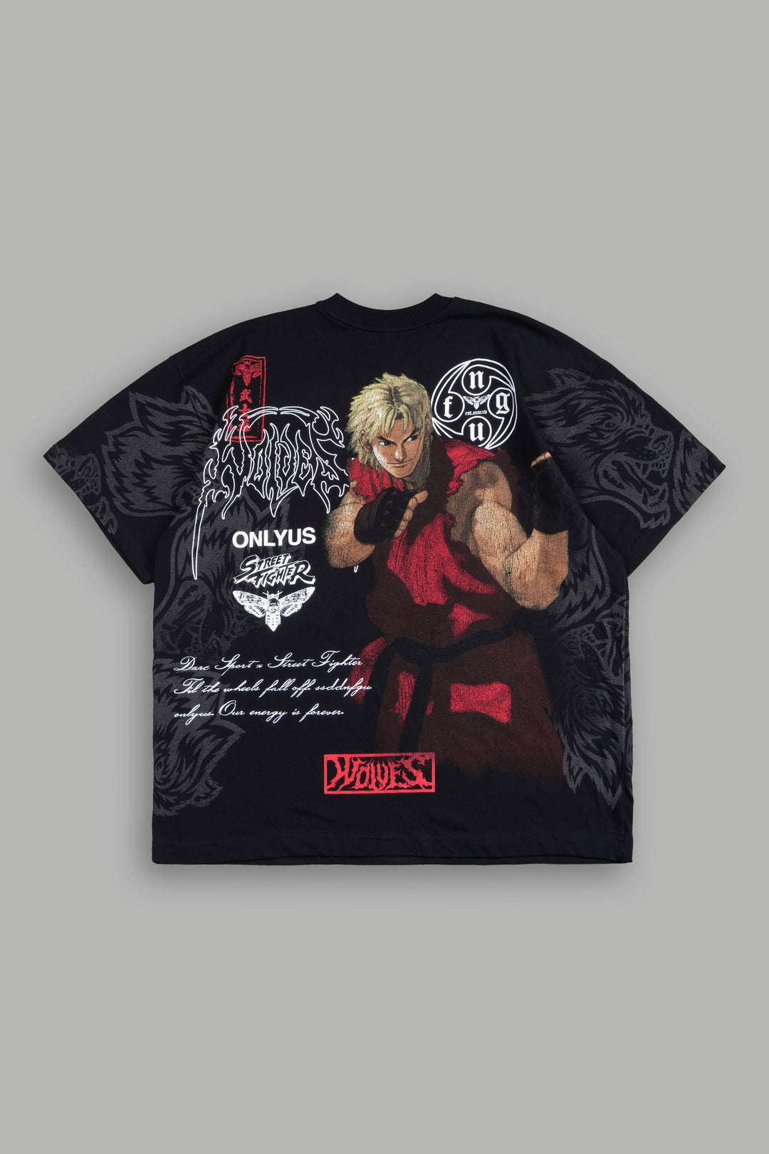 Turn Up The Heat Premium Oversized Tee In Black