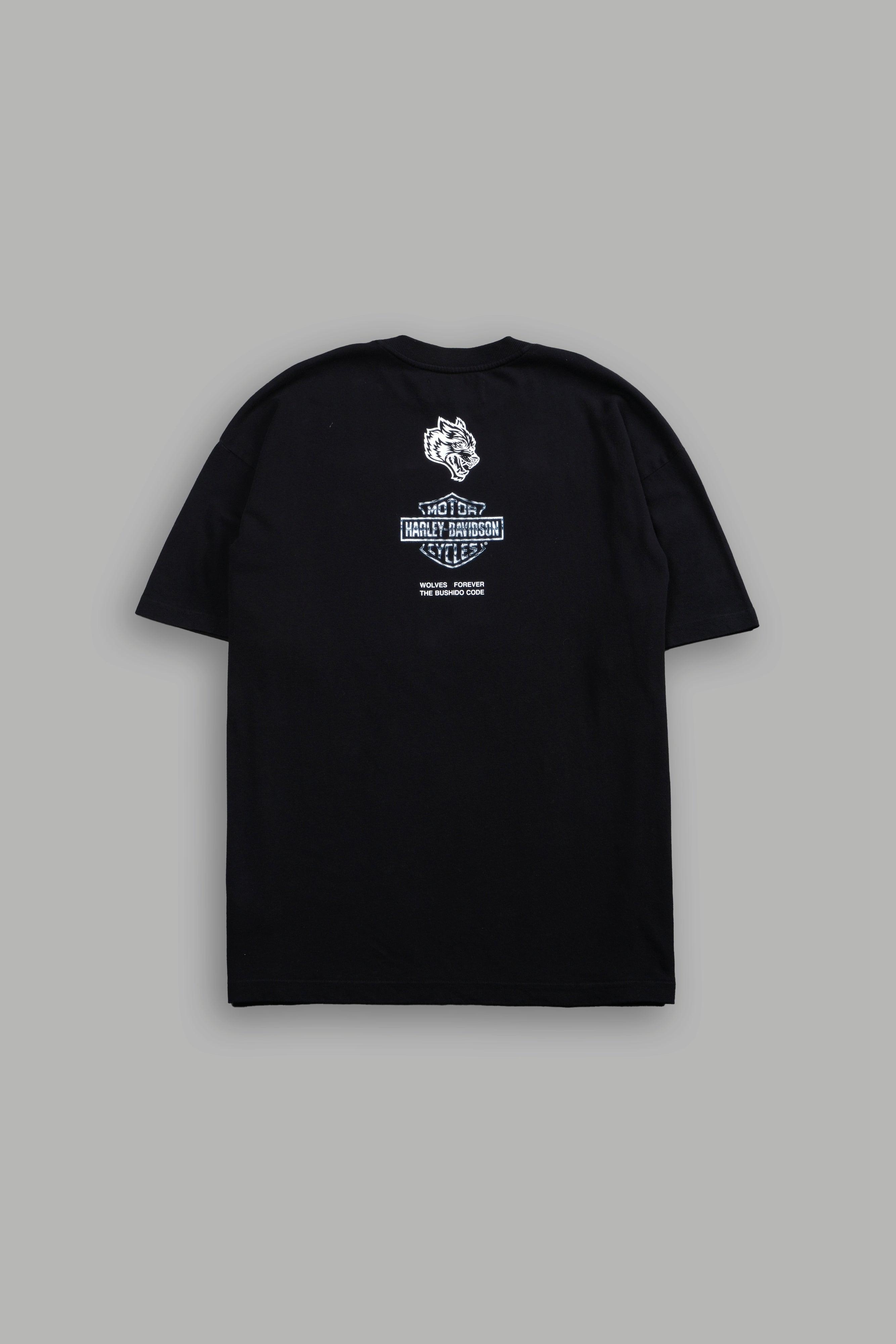 Skulls & Steel Premium Tee in Black