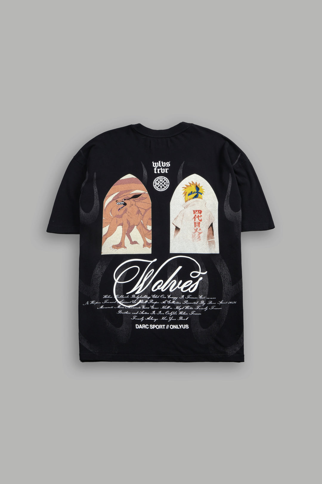 Destined Legacy Premium Oversized Tee in Black