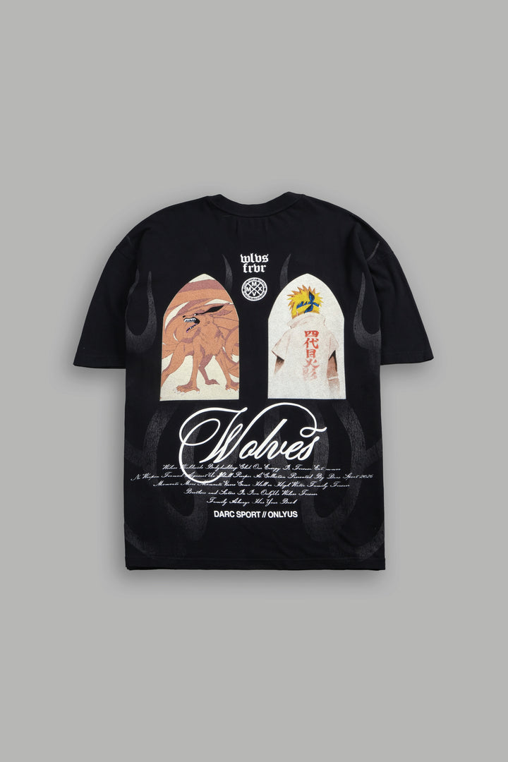 Destined Legacy Premium Oversized Tee in Black
