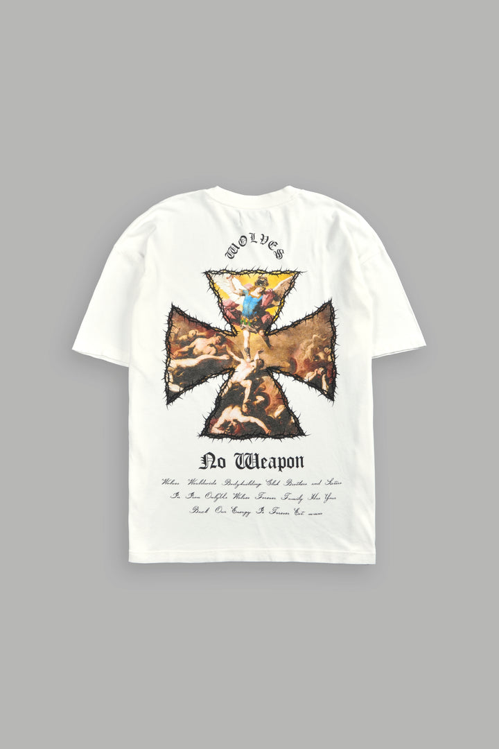 Ascend Premium Oversized Tee in Cream