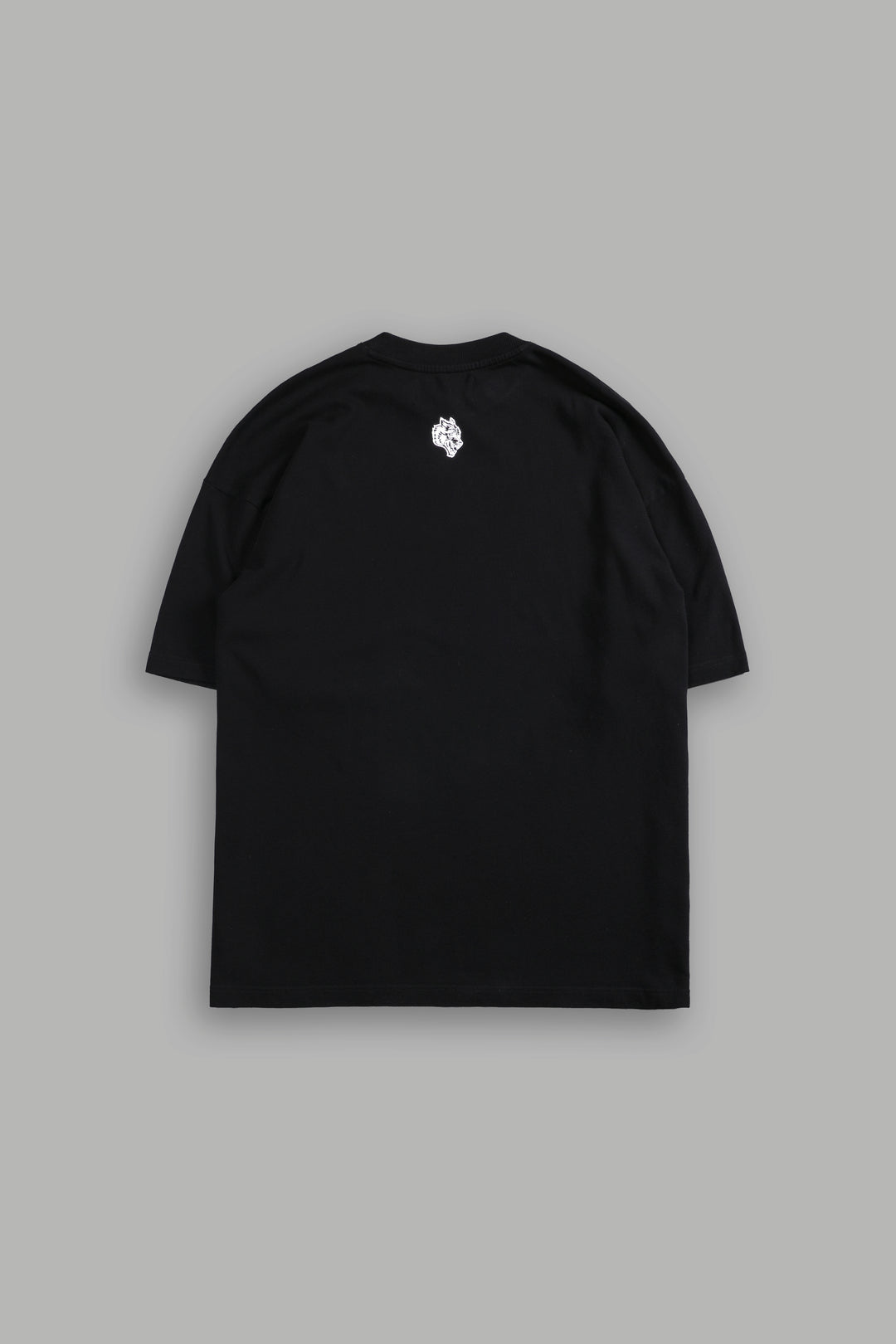 Powerhouse Of The Wolves V2"Premium" Oversized Tee in Black/White