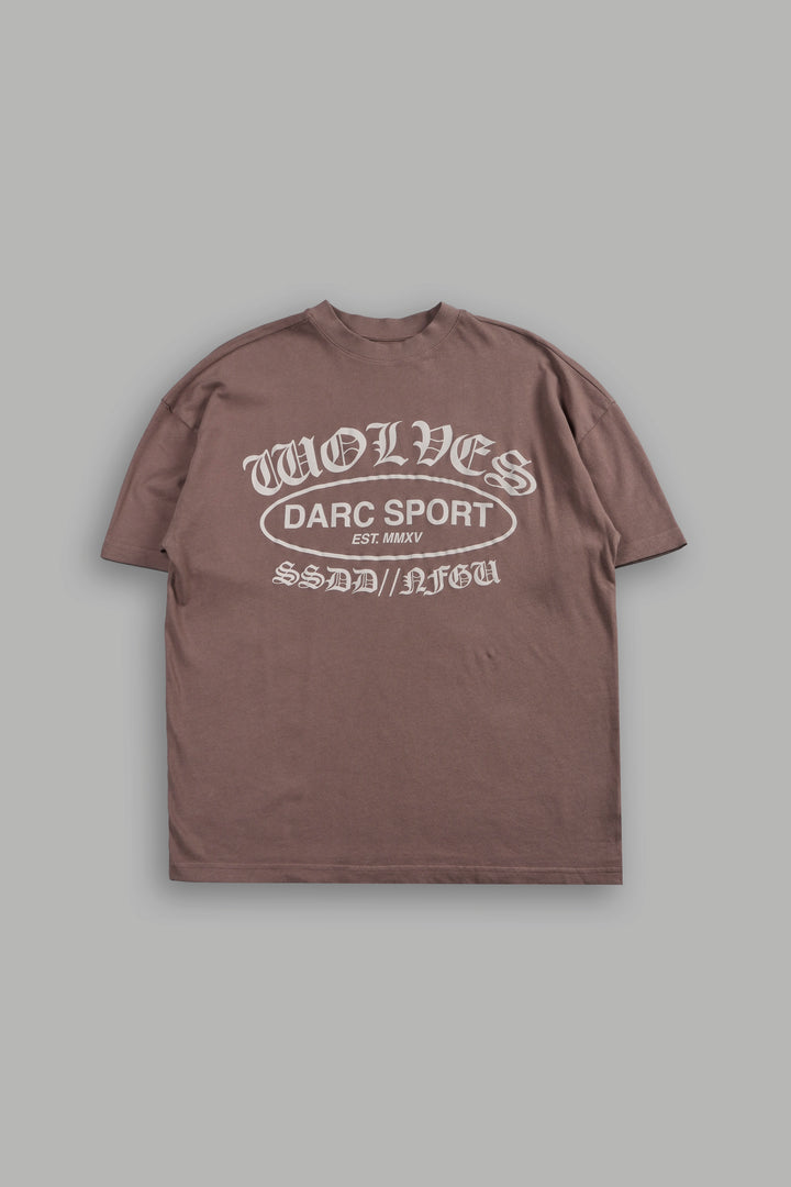 Darc Emblem Pump Cover In Mojave Brown