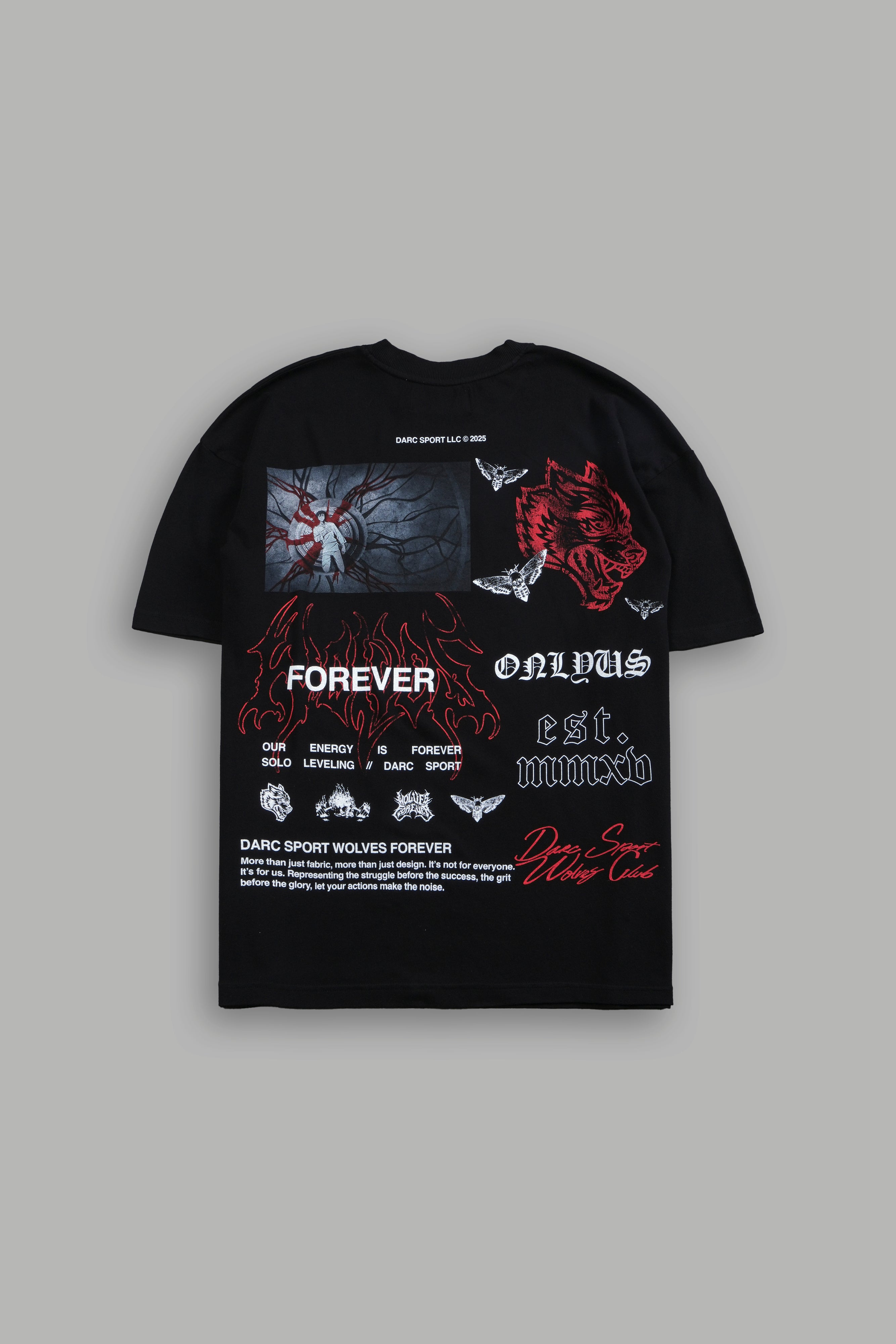 Last Breath "Premium" Oversized Tee in Black