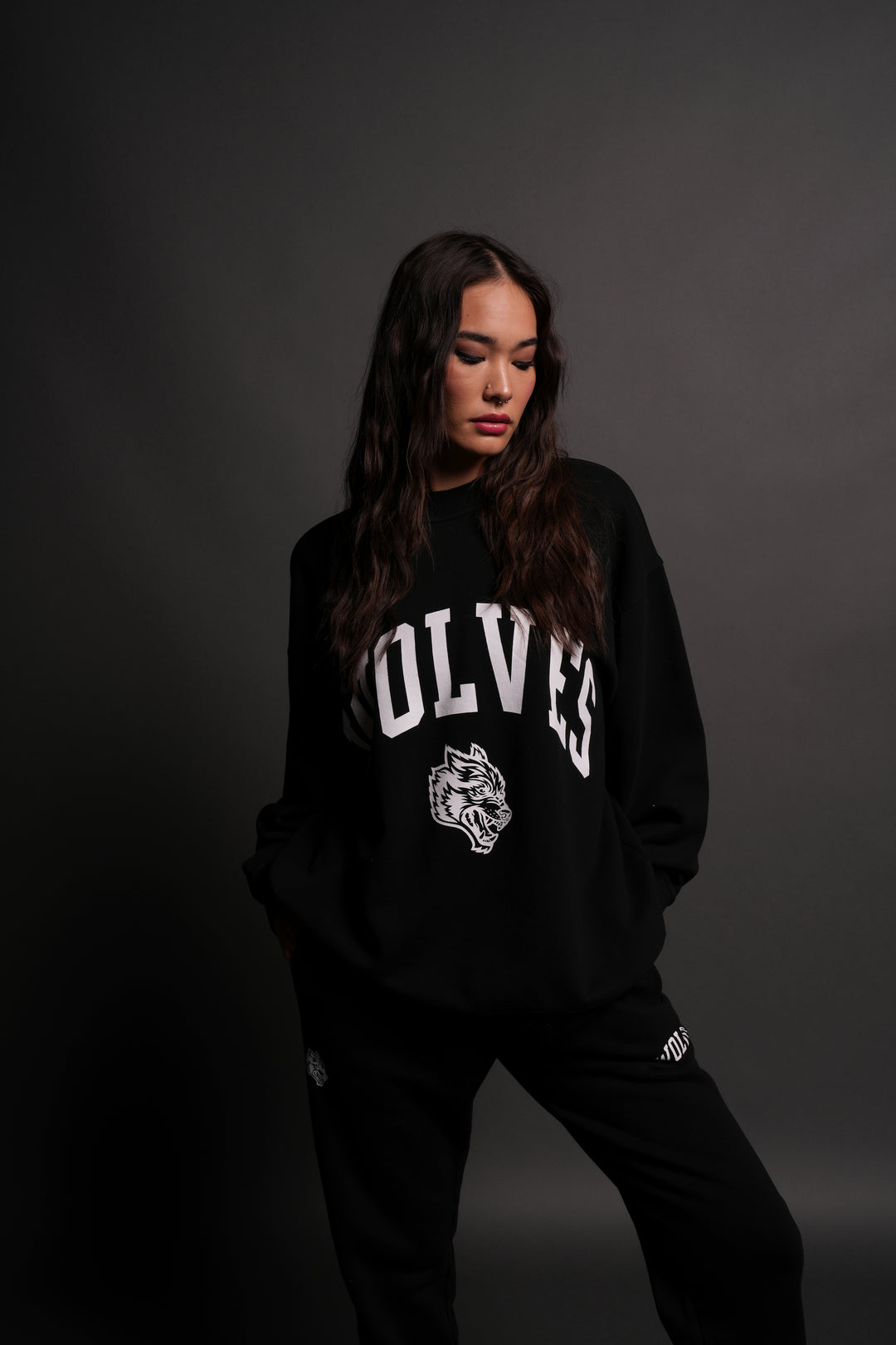 Loyalty London Unisex Crewneck in Black