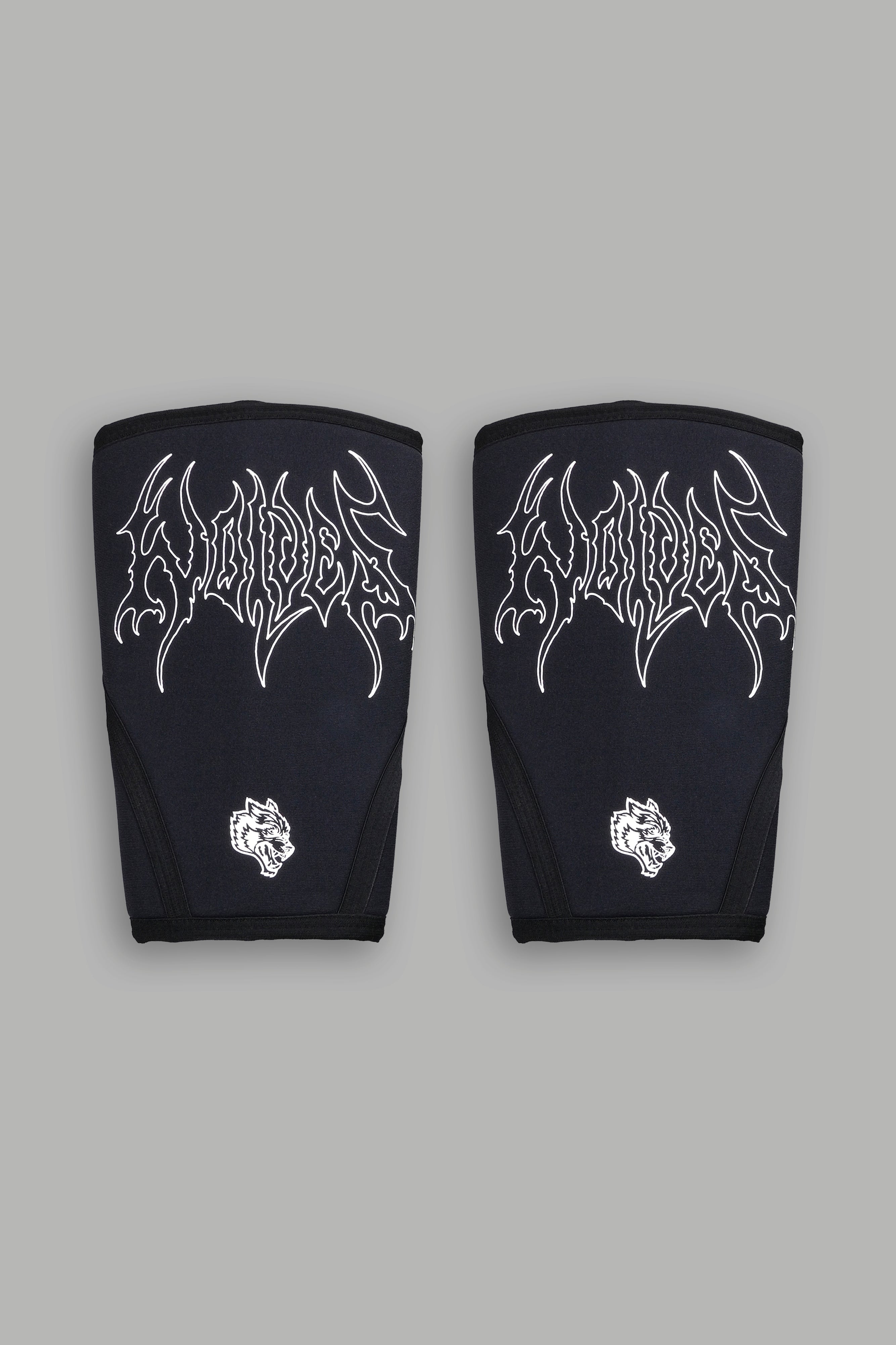 Metal Knee Sleeves in Black