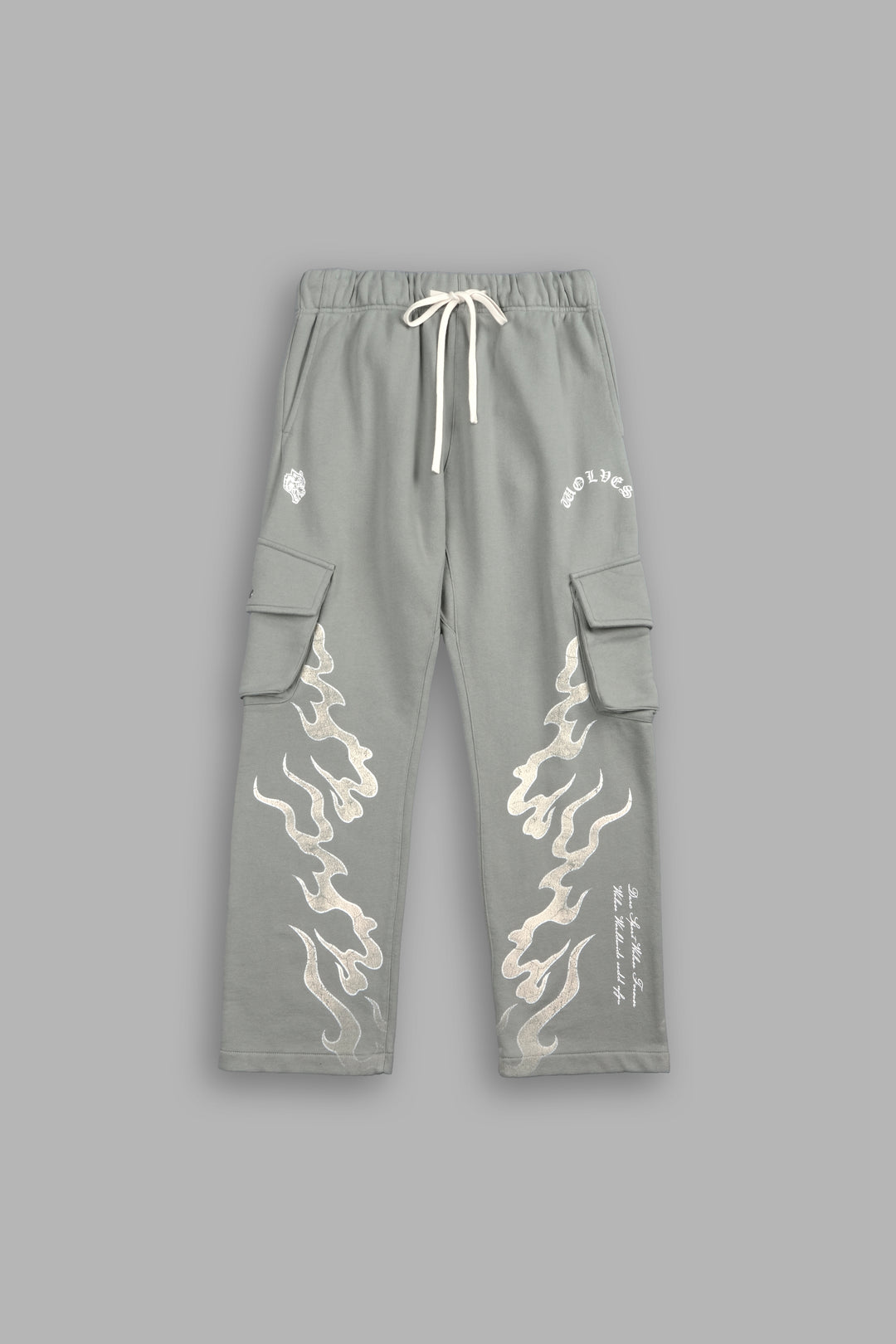 Through The Fire Bigelow Cargo Sweat Pants in Owen Green