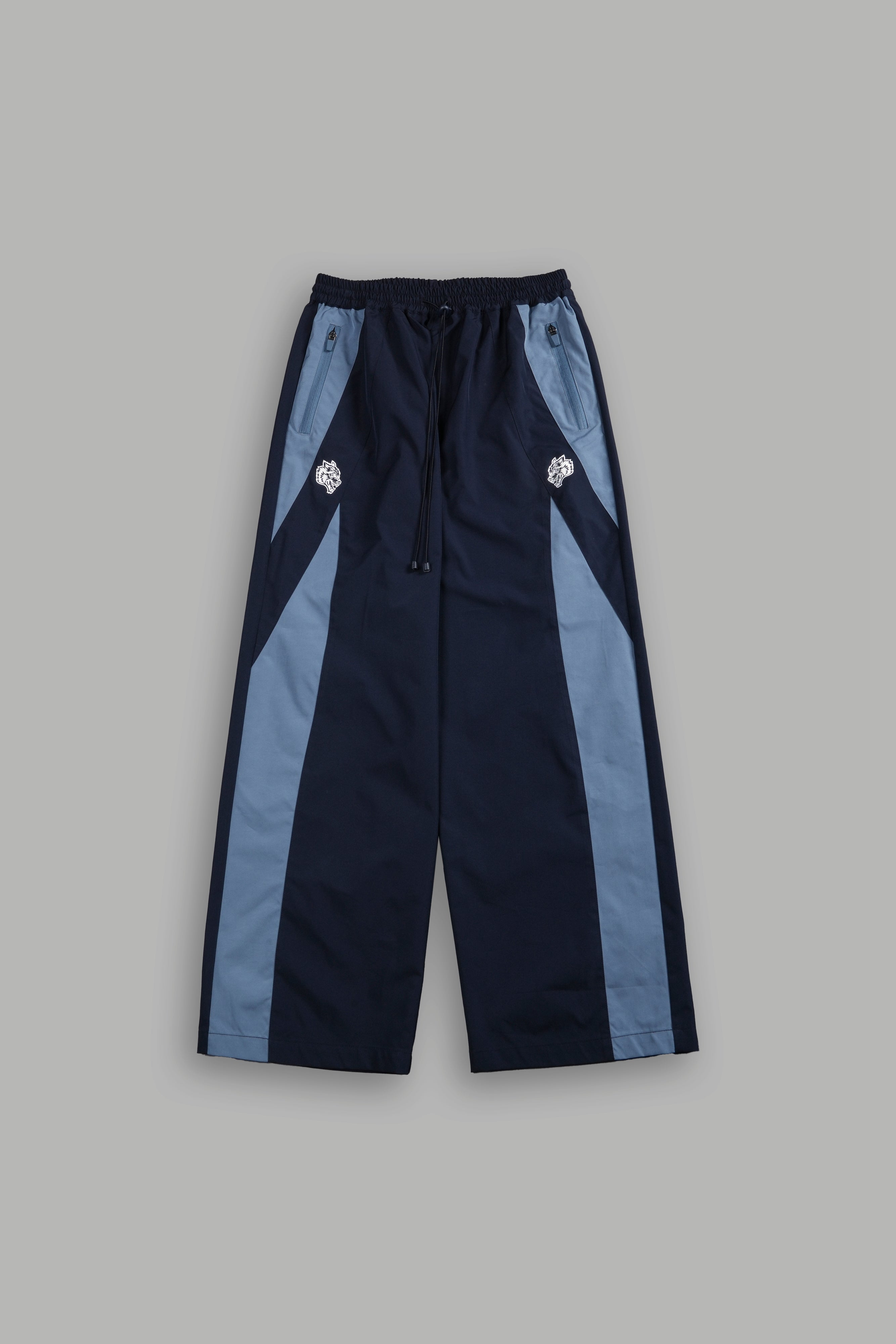 Dual Wolf She Brolic Track Pants in Midnight Blue/Denim