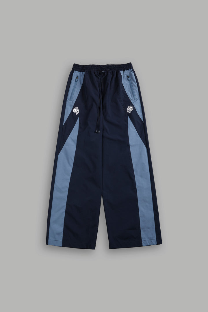 Dual Wolf She Brolic Track Pants in Midnight Blue/Denim