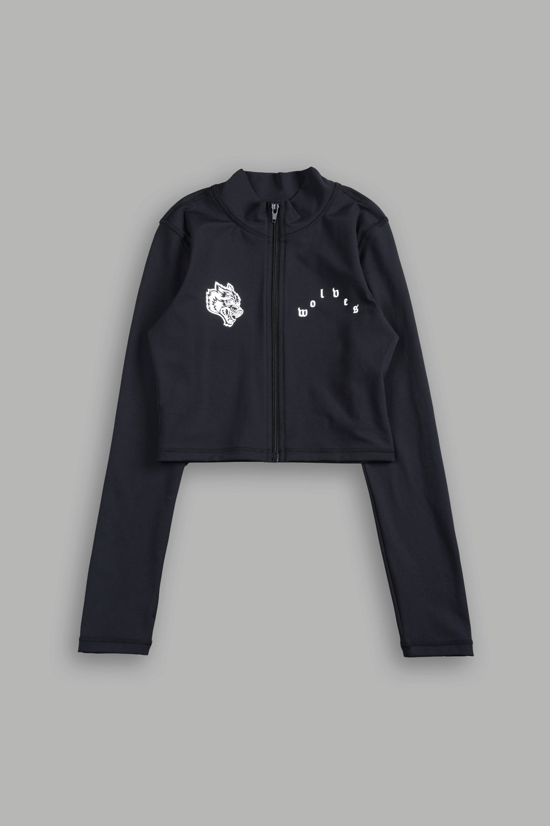 Wolf Chopper Tana Energy Ls Zip Mockneck In Black