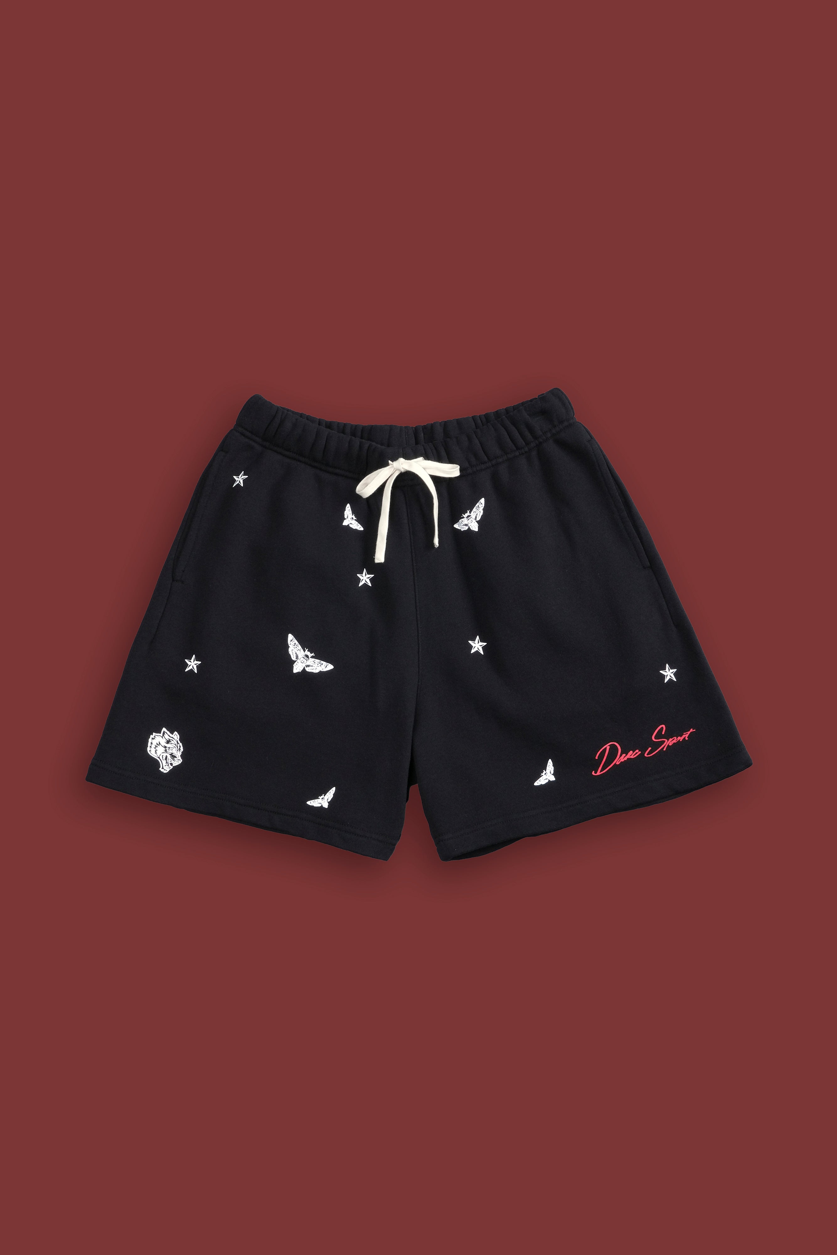 Guidance Post Lounge Sweat Shorts in Black