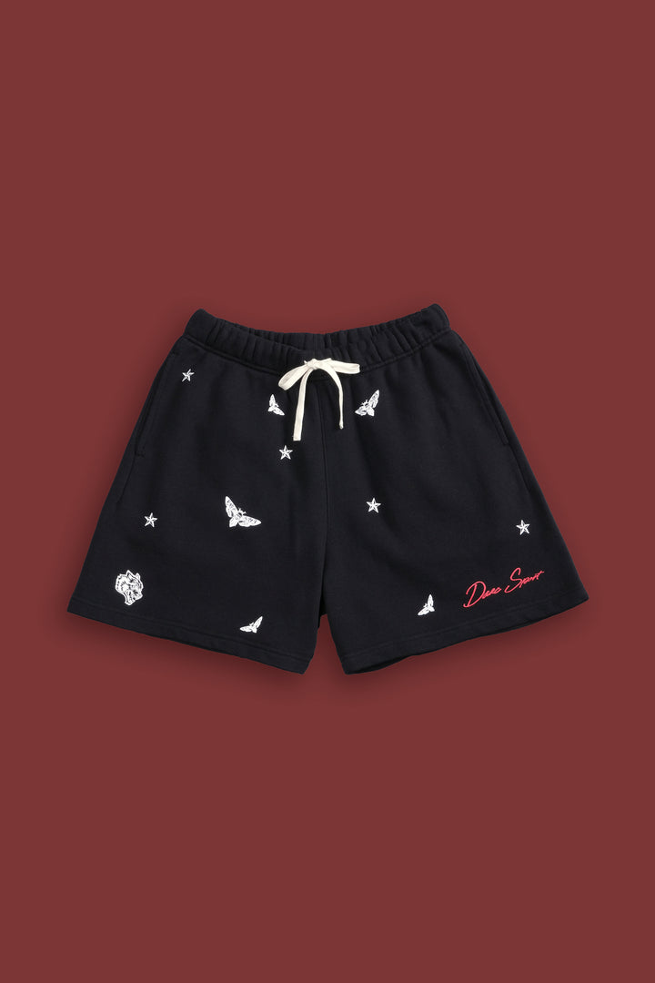 Guidance Post Lounge Sweat Shorts in Black