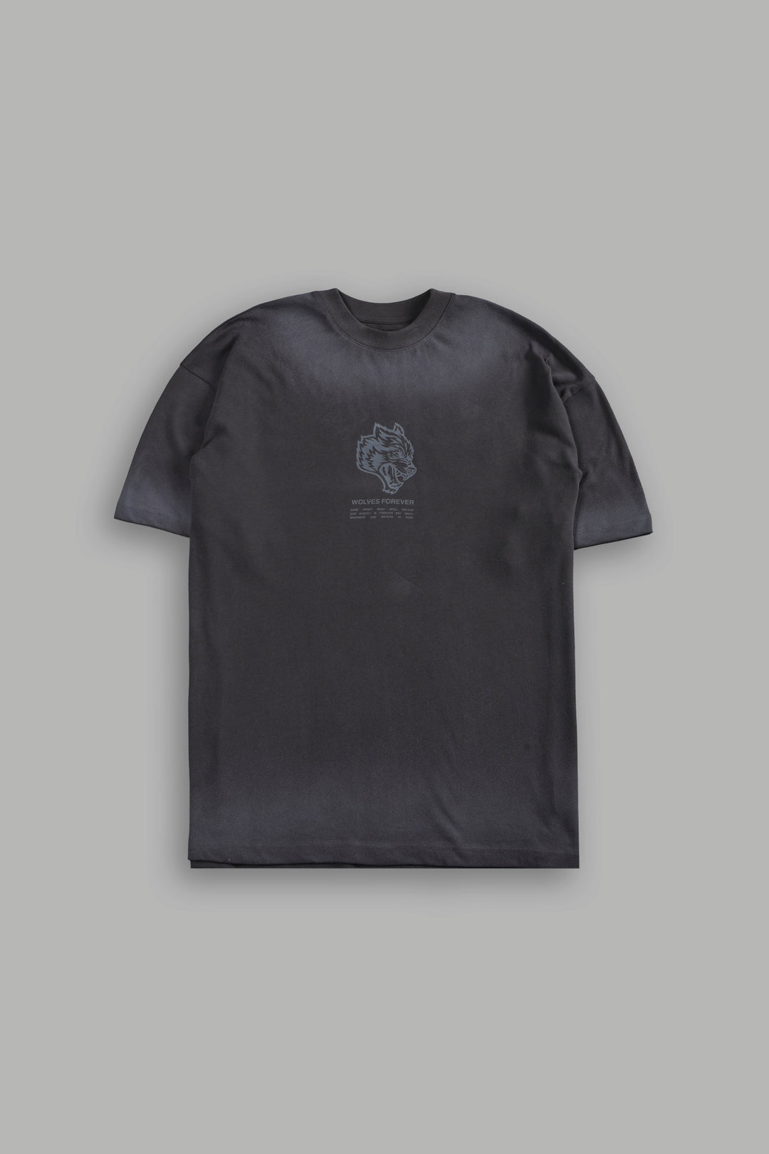 Wolves Have Your Back Unisex "Premium" Oversized Tee in Wolf Gray Drift Wash