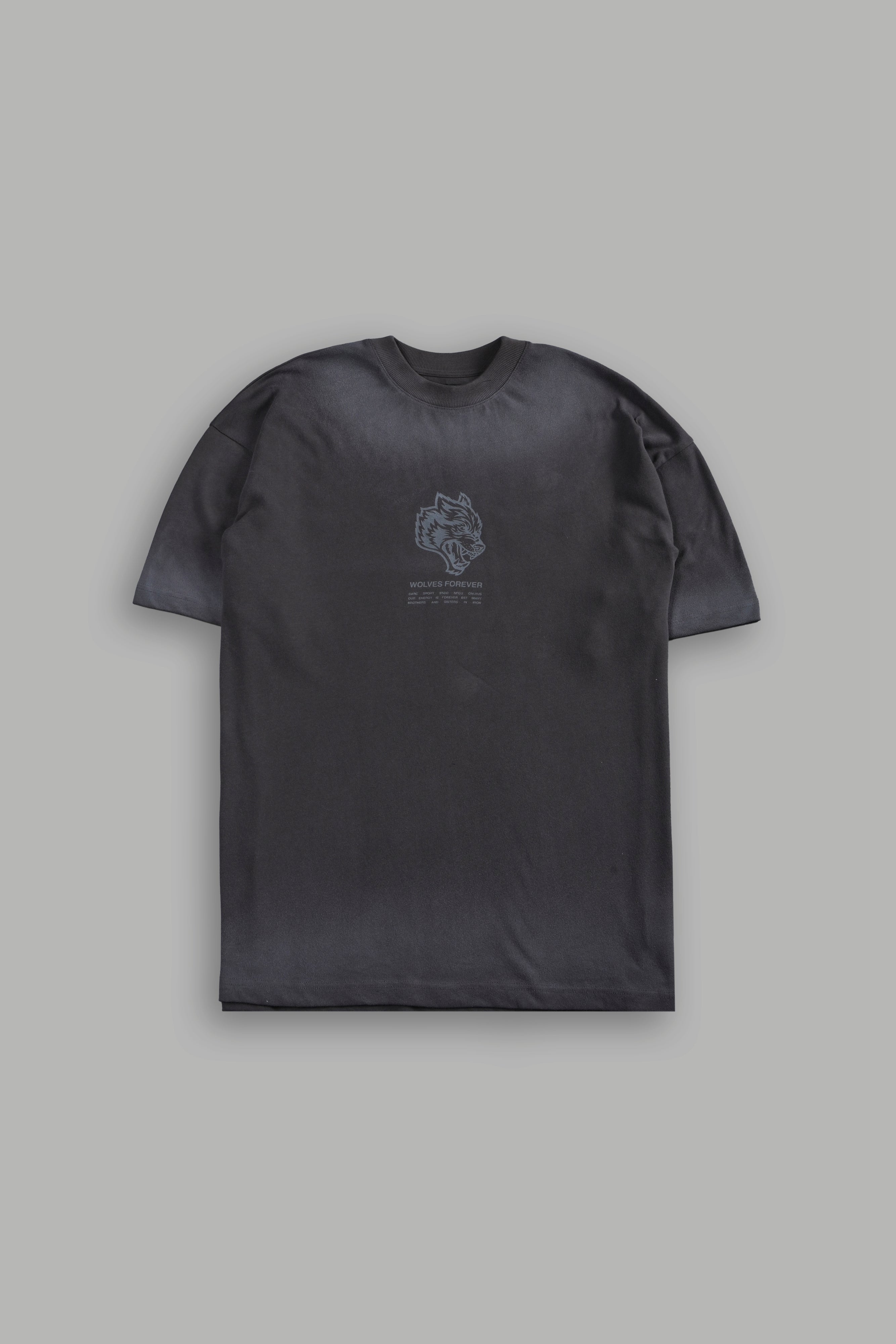 Wolves Have Your Back Unisex "Premium" Oversized Tee in Wolf Gray Drift Wash