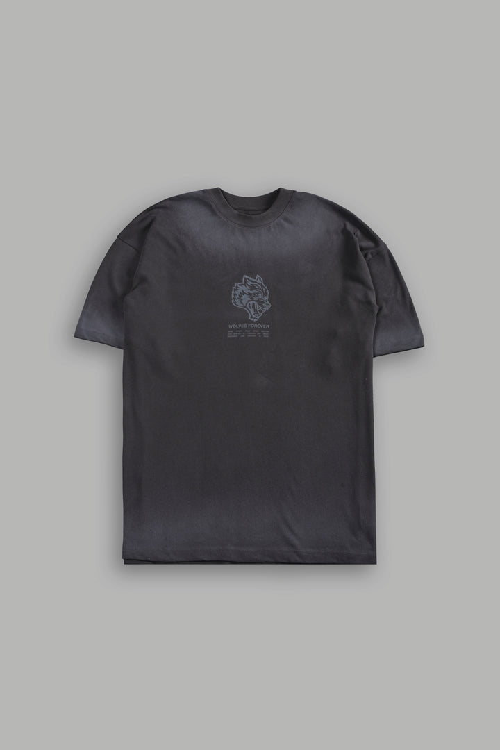 Wolves Have Your Back Unisex "Premium" Oversized Tee in Wolf Gray Drift Wash