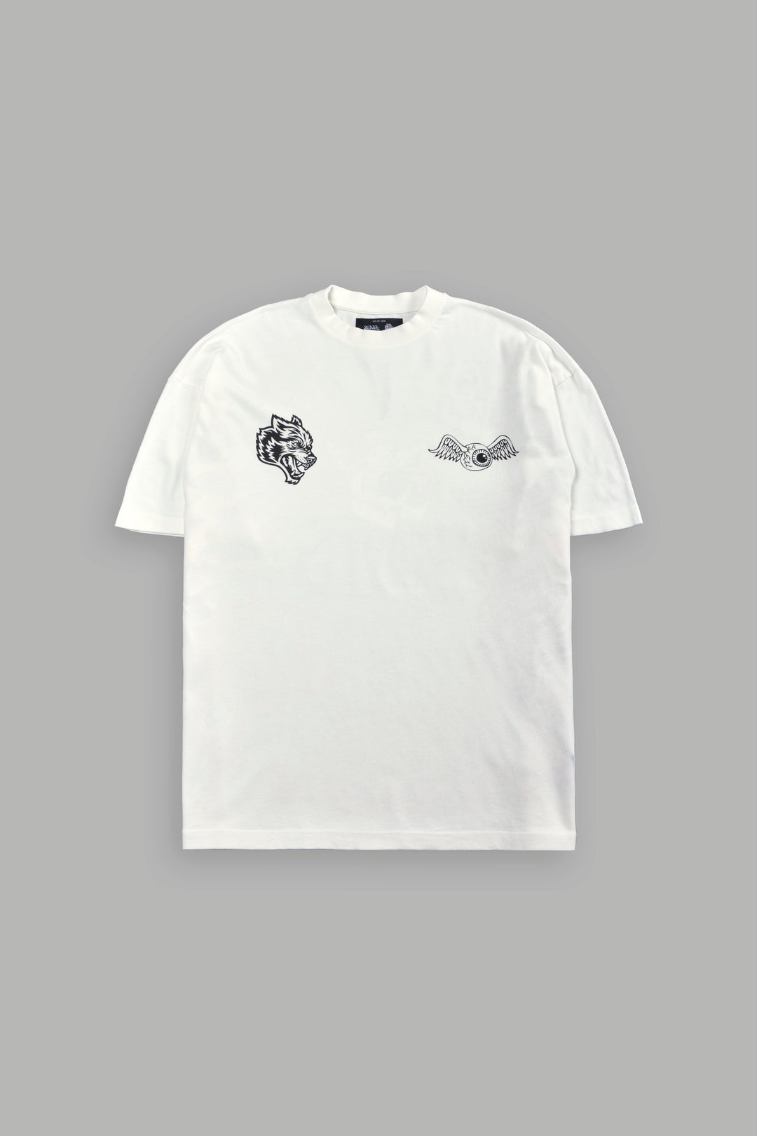 Kulture Klash Premium Oversized Tee in Cream