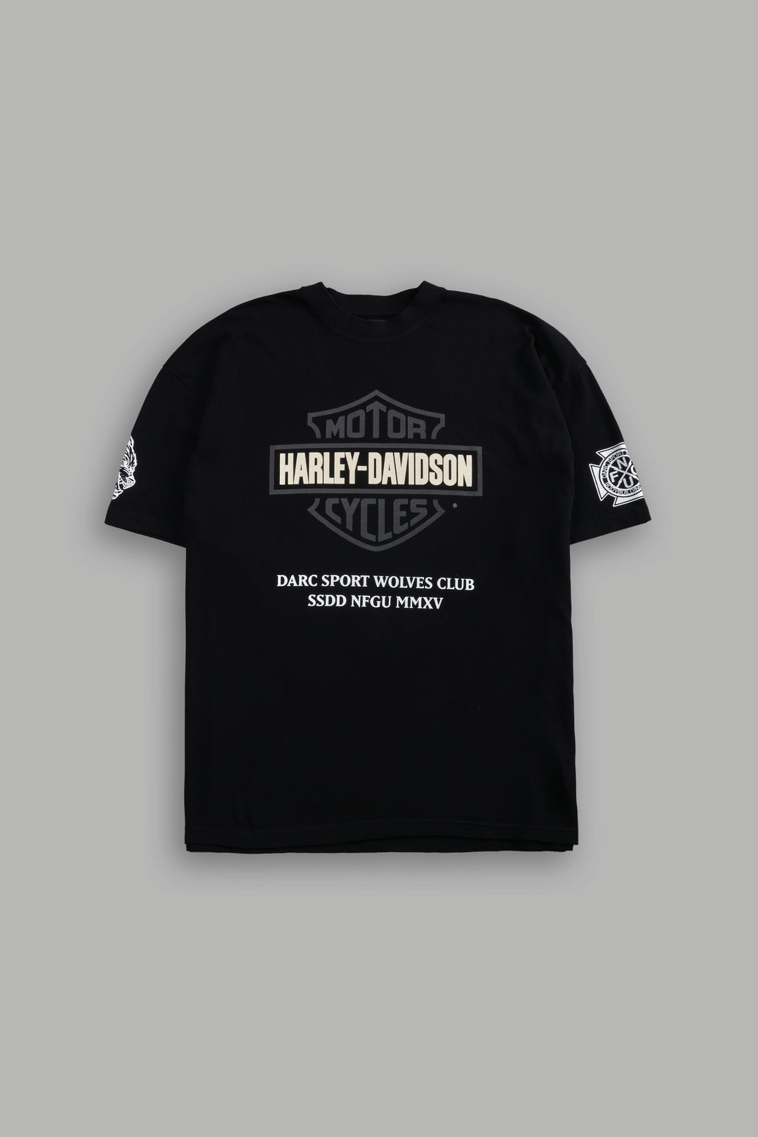 Our Clubs "Premium" Oversized Tee in Black/Black