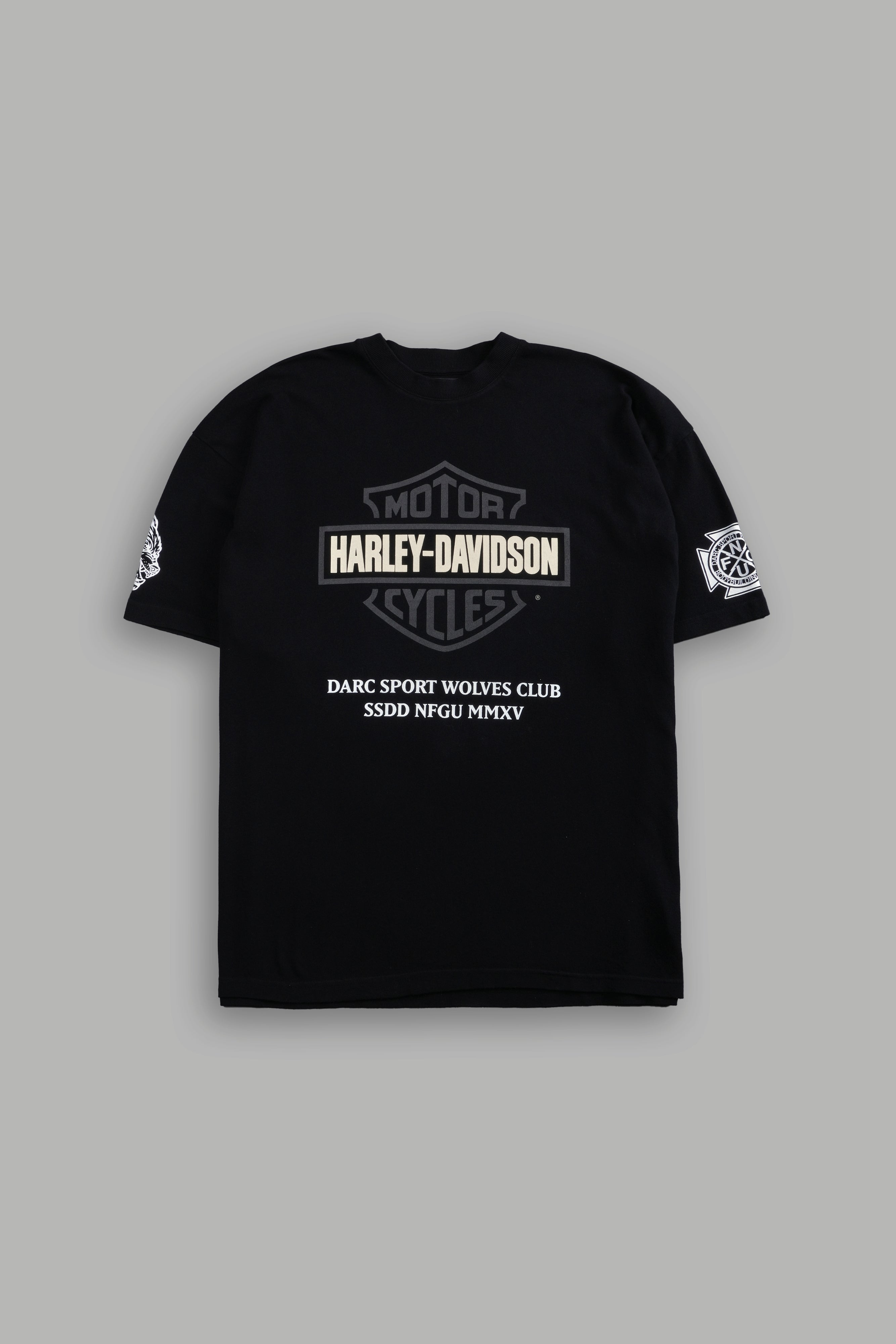 Our Clubs "Premium" Oversized Tee in Black/Black