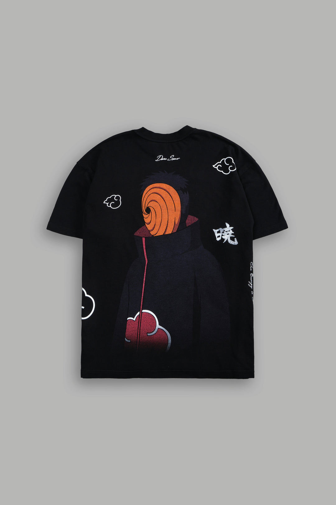 Tobi Akatsuki "Side By Side" Oversized Tee in Black