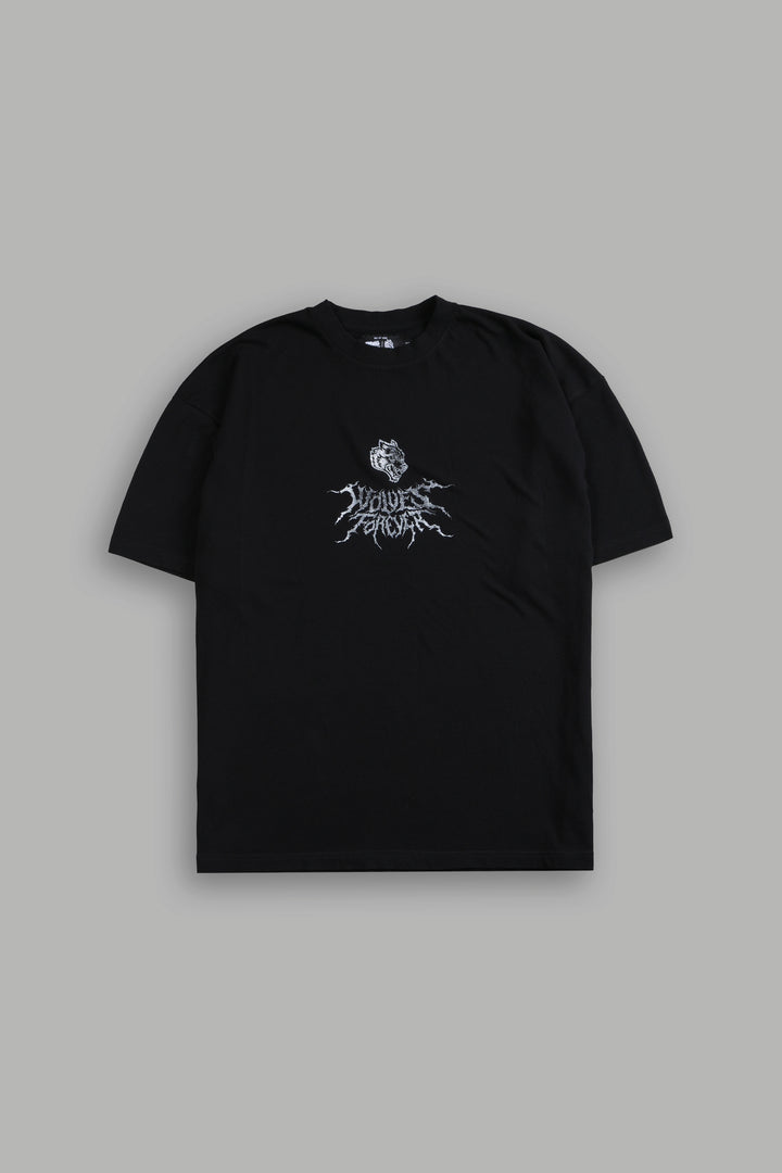 His Resolve "Premium" Oversized Tee in Black