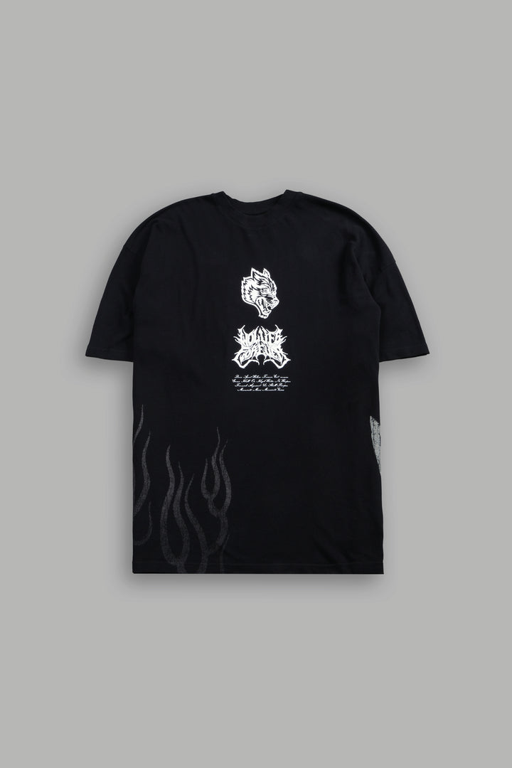 Deidara Premium Oversized Tee in Black