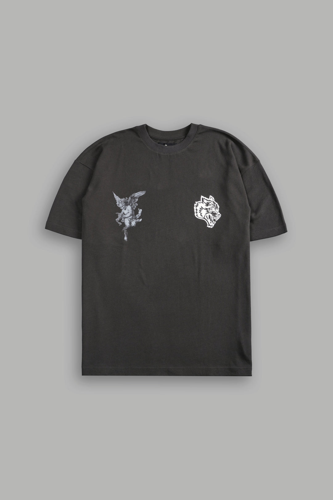 Darc Angel "Premium" Oversized Tee in Wolf Gray