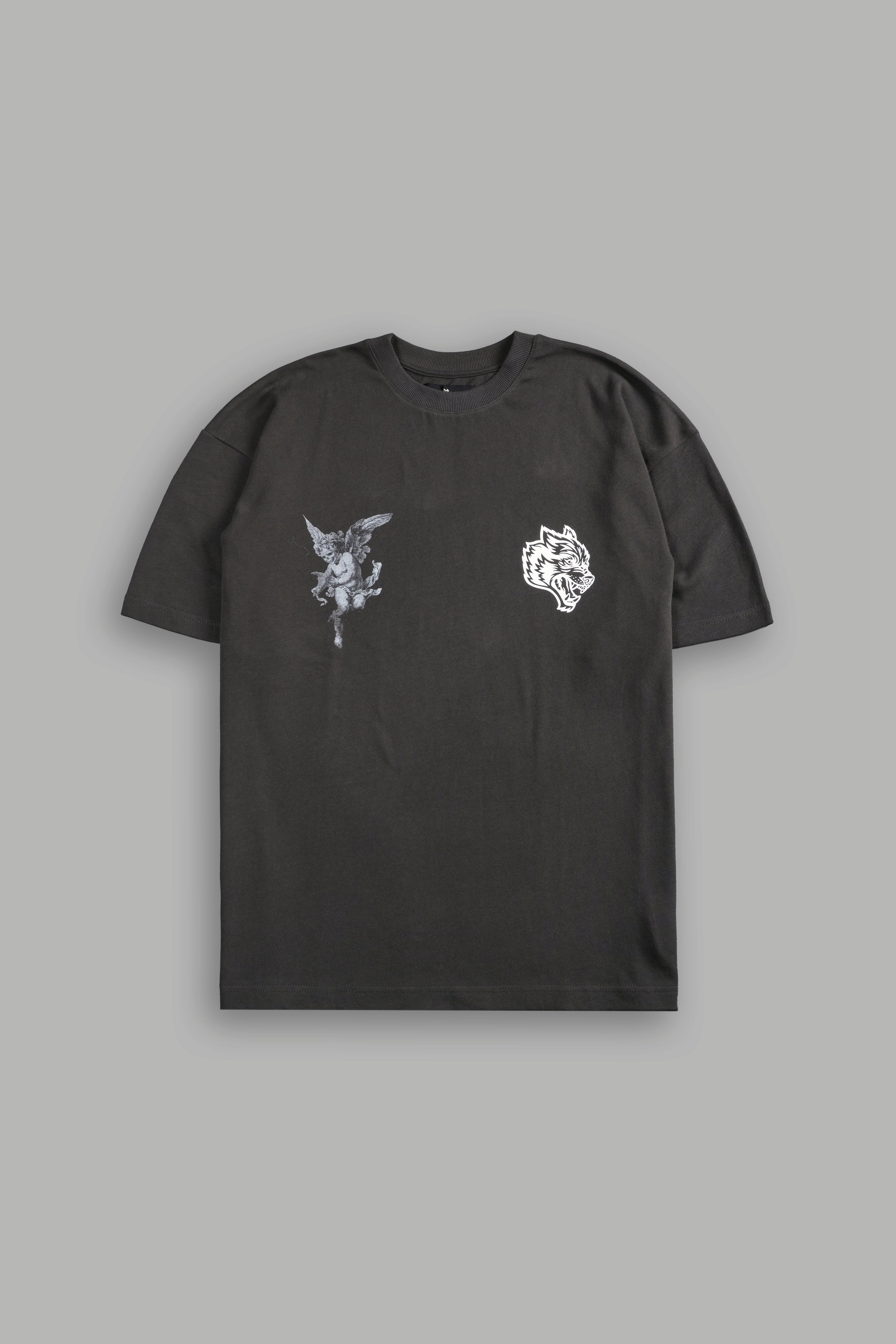 Darc Angel "Premium" Oversized Tee in Wolf Gray