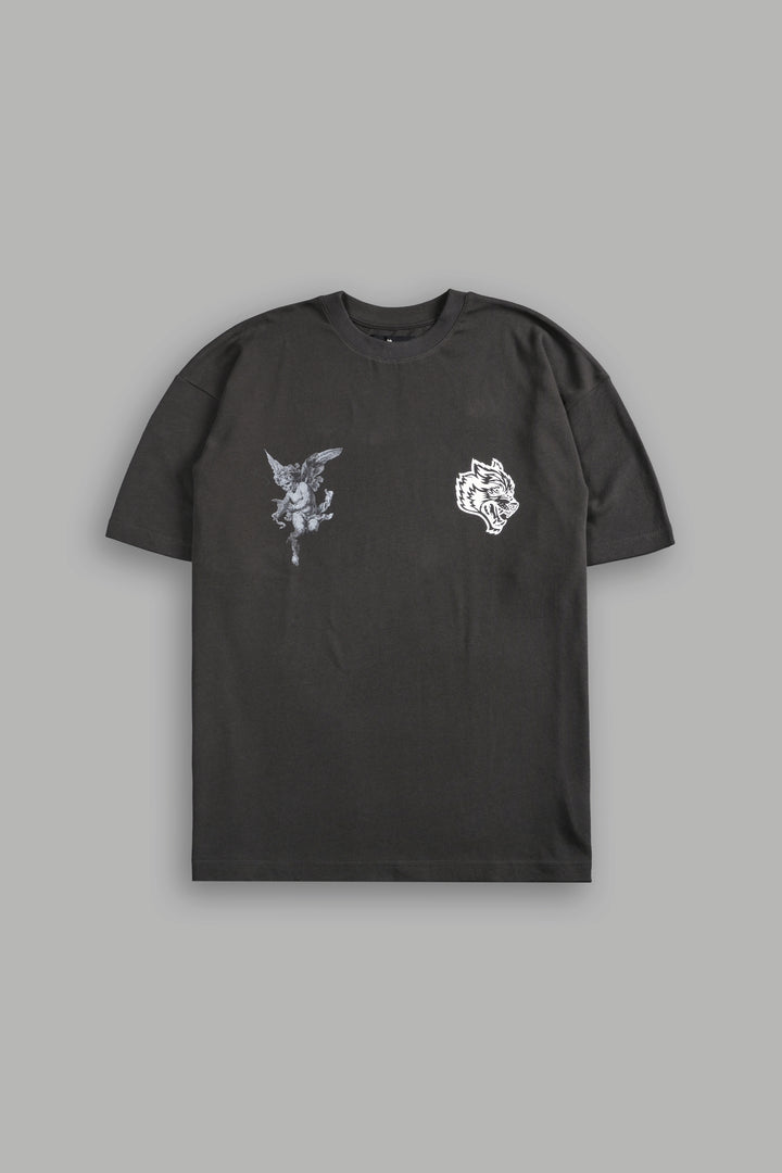 Darc Angel "Premium" Oversized Tee in Wolf Gray