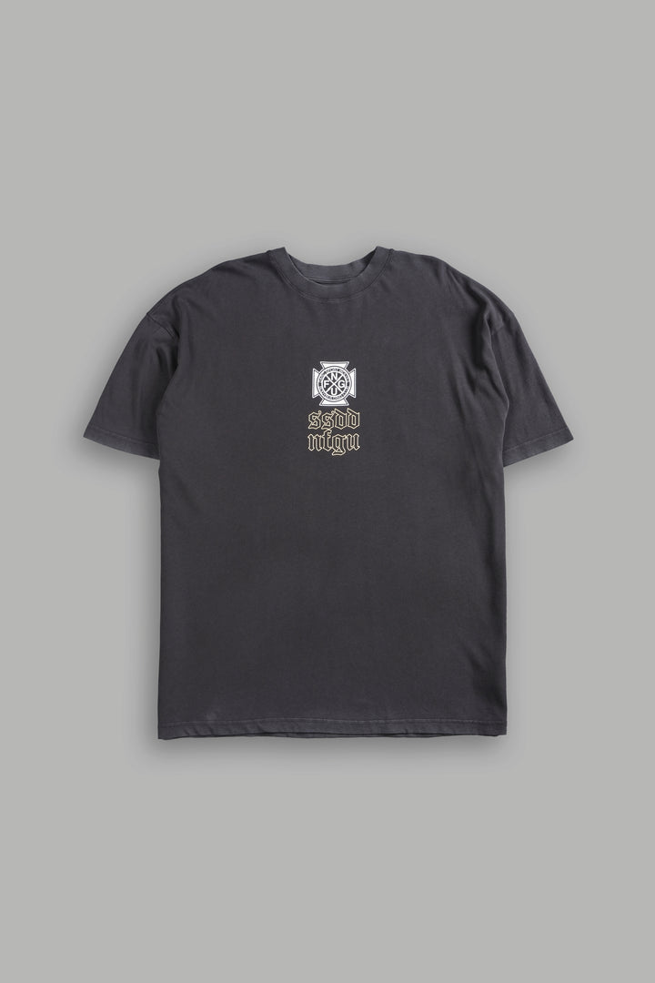 Resilient "Premium" Oversized Tee in Wolf Gray