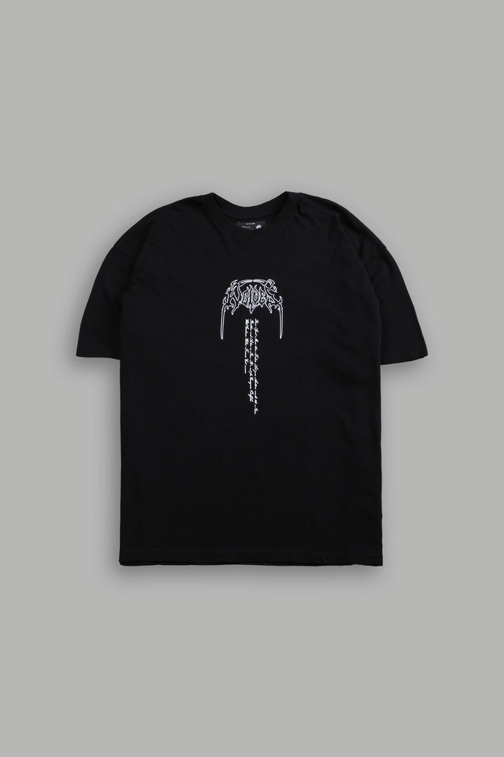 Ant King "Premium" Oversized Tee in Black