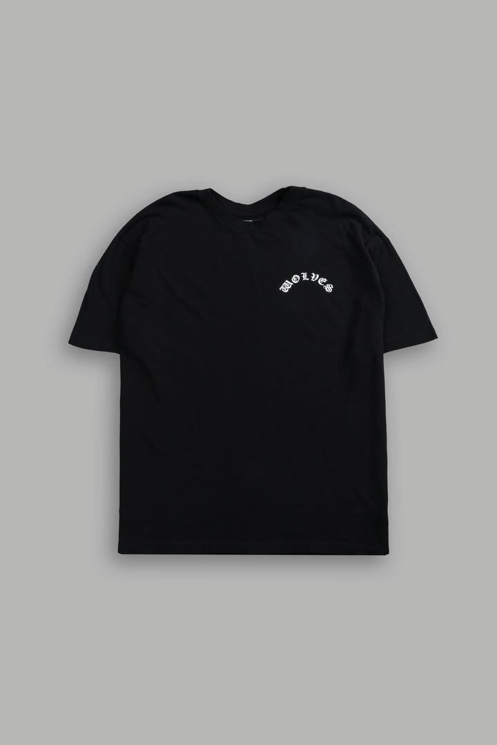 No Return "Premium" Oversized Tee in Black